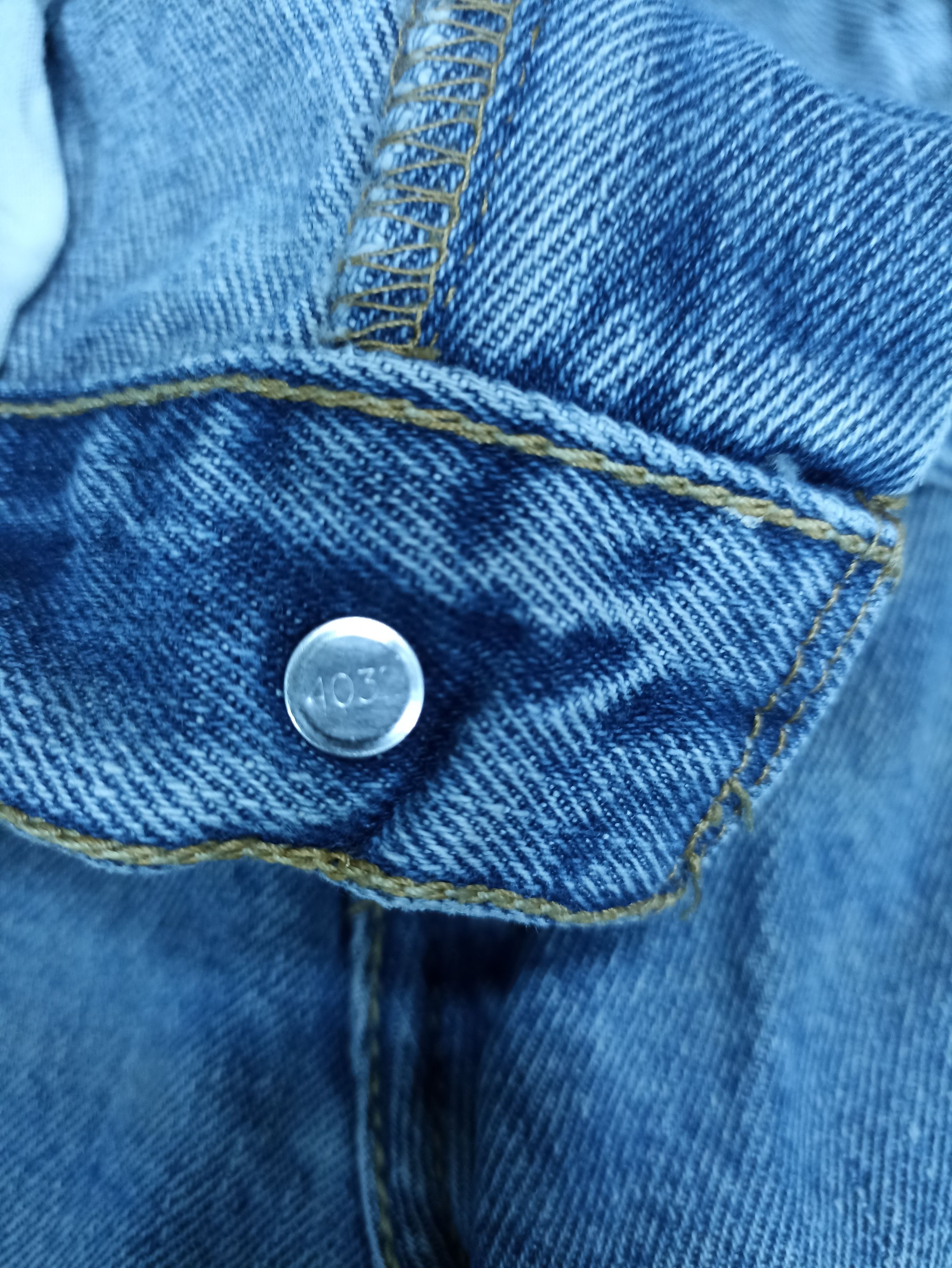 Jean × Levi's × Vintage Vintage Levis 505 Dirty blue Wash Jeans - J109 Size US 32 / EU 48 - 4 Thumbnail