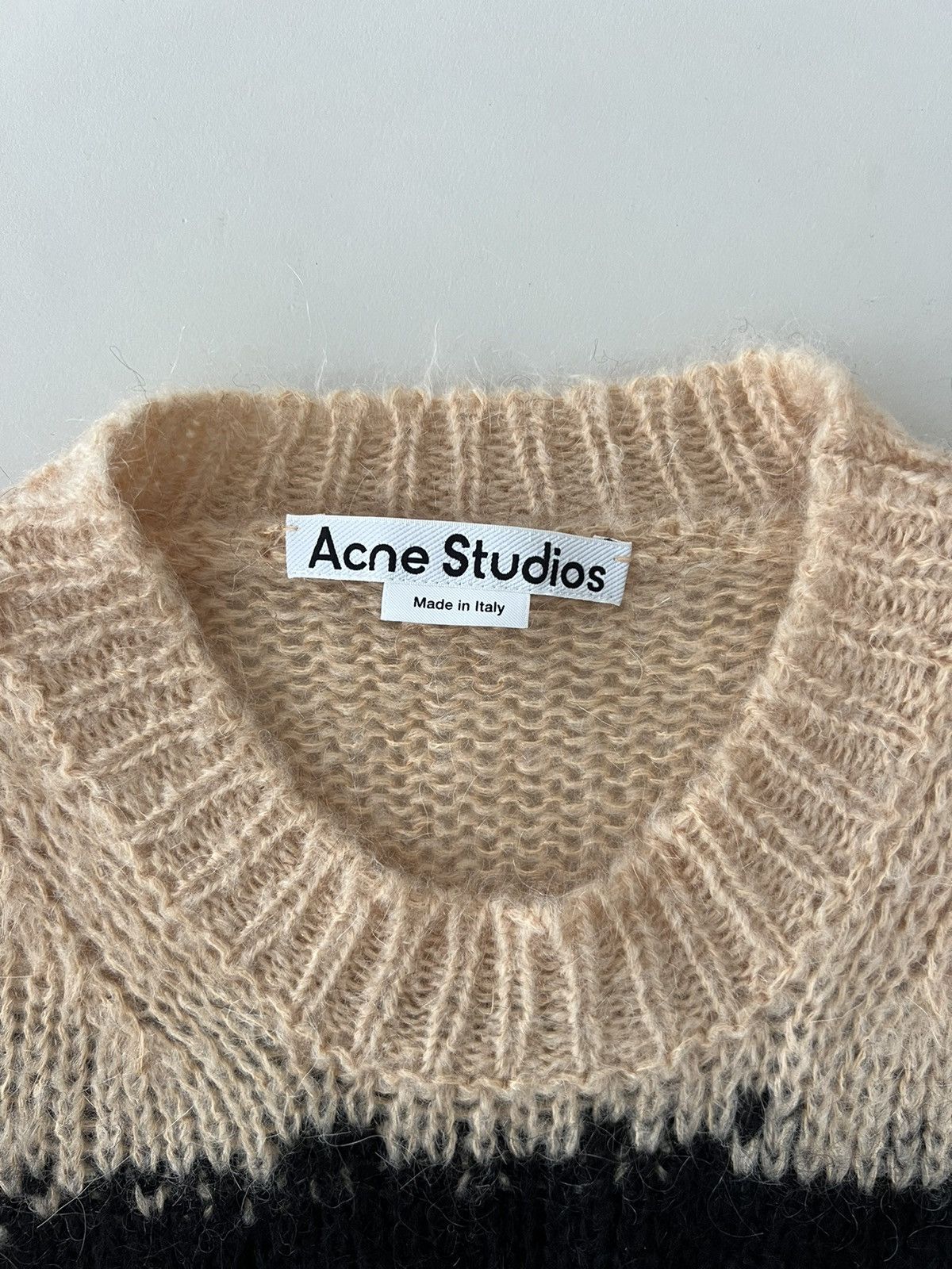 Acne Studios Acne Studios Mohair Distressed Stripped Knitted Sweater Size US M / EU 48-50 / 2 - 4 Thumbnail