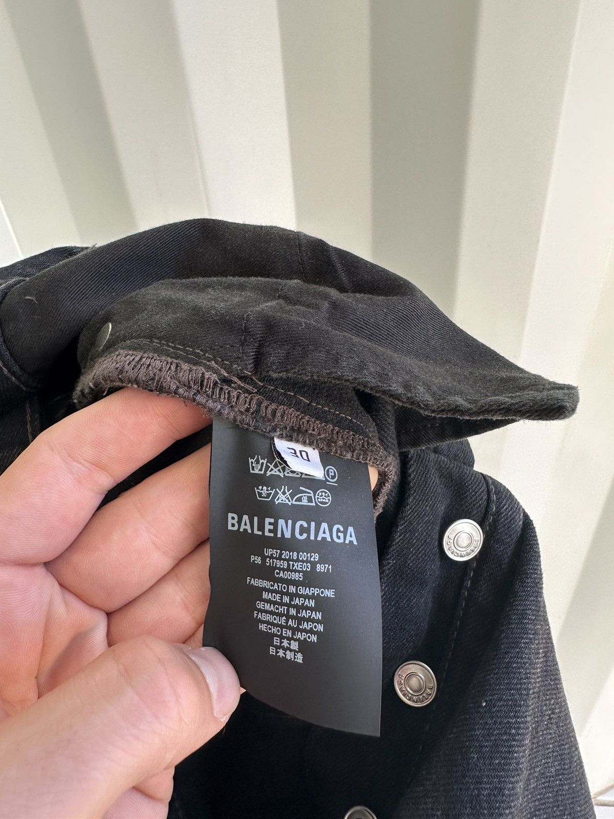 Balenciaga Balenciaga Spiral Denim Size US 30 / EU 46 - 6 Thumbnail