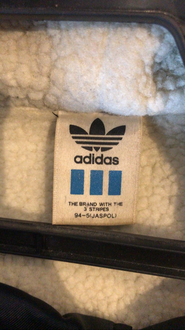 Vintage 90’s Adidas Big Logo Trefoil Long Sherpa Jacket Size US L / EU 52-54 / 3 - 14 Thumbnail