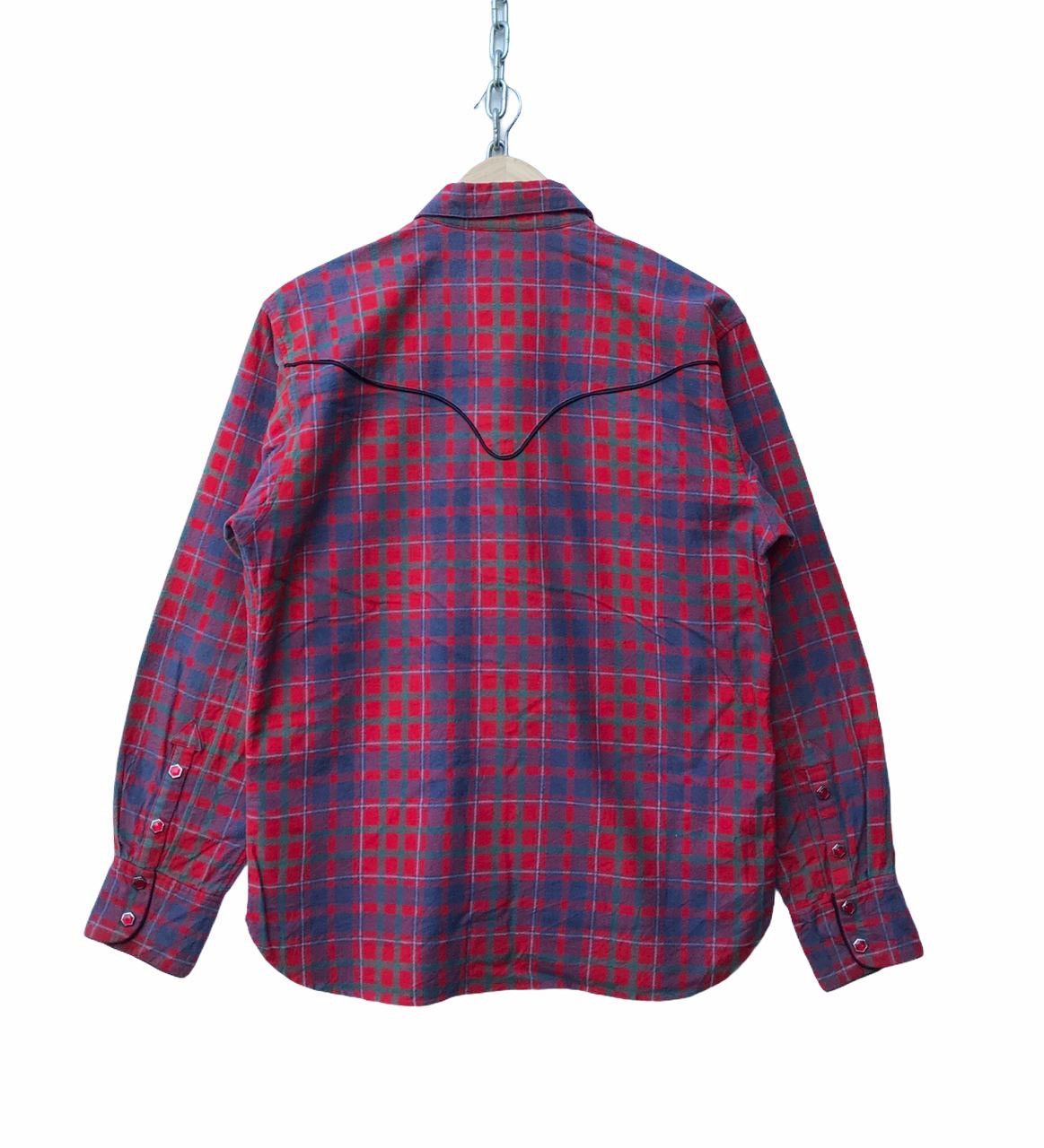 Undercover Rare Undercoverisme Tartan Pearl Snap Button Western Shirt Size US M / EU 48-50 / 2 - 5 Thumbnail