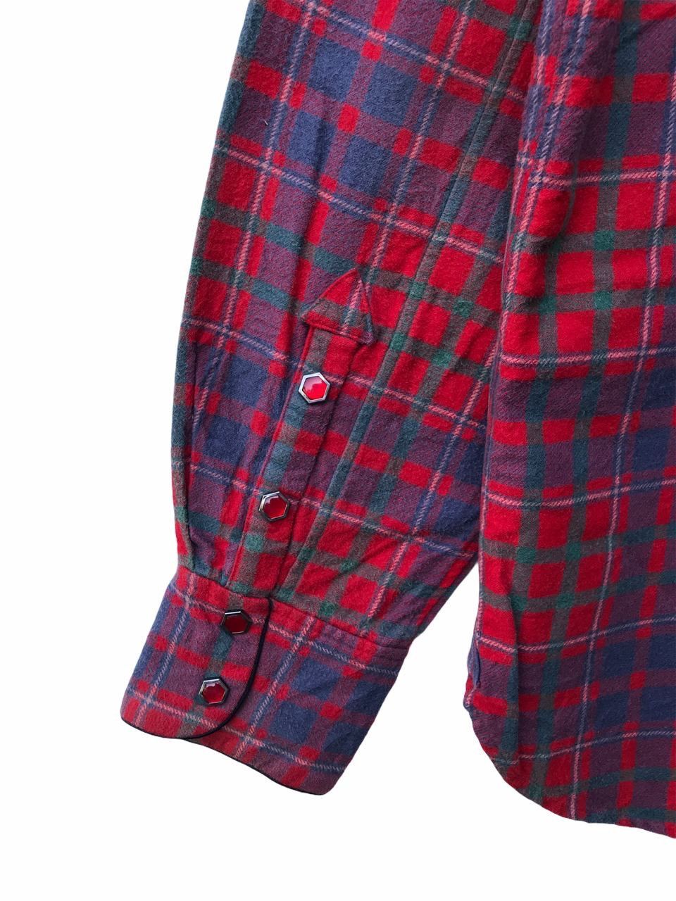 Undercover Rare Undercoverisme Tartan Pearl Snap Button Western Shirt Size US M / EU 48-50 / 2 - 4 Thumbnail