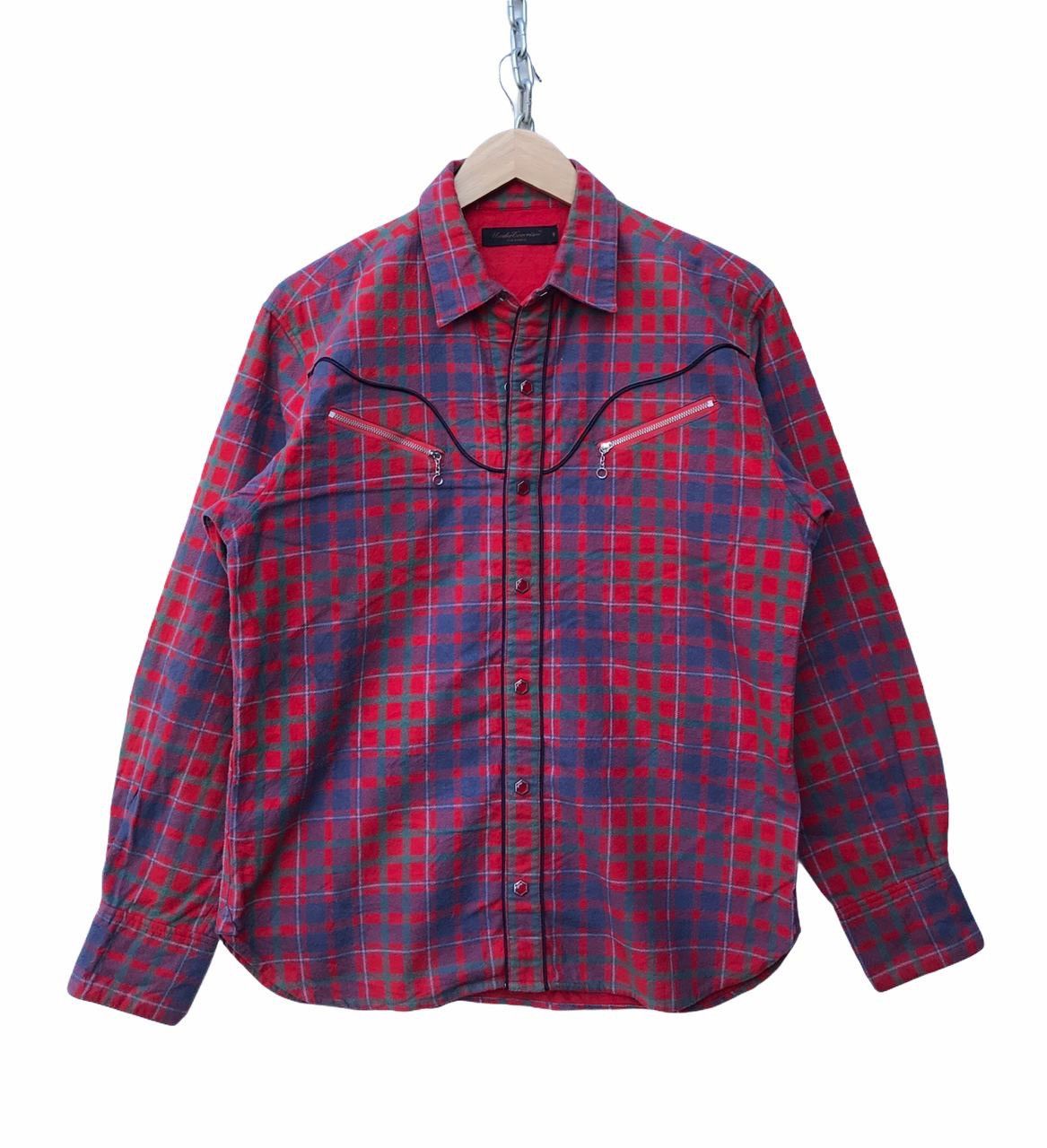 Undercover Rare Undercoverisme Tartan Pearl Snap Button Western Shirt Size US M / EU 48-50 / 2 - 1 Thumbnail