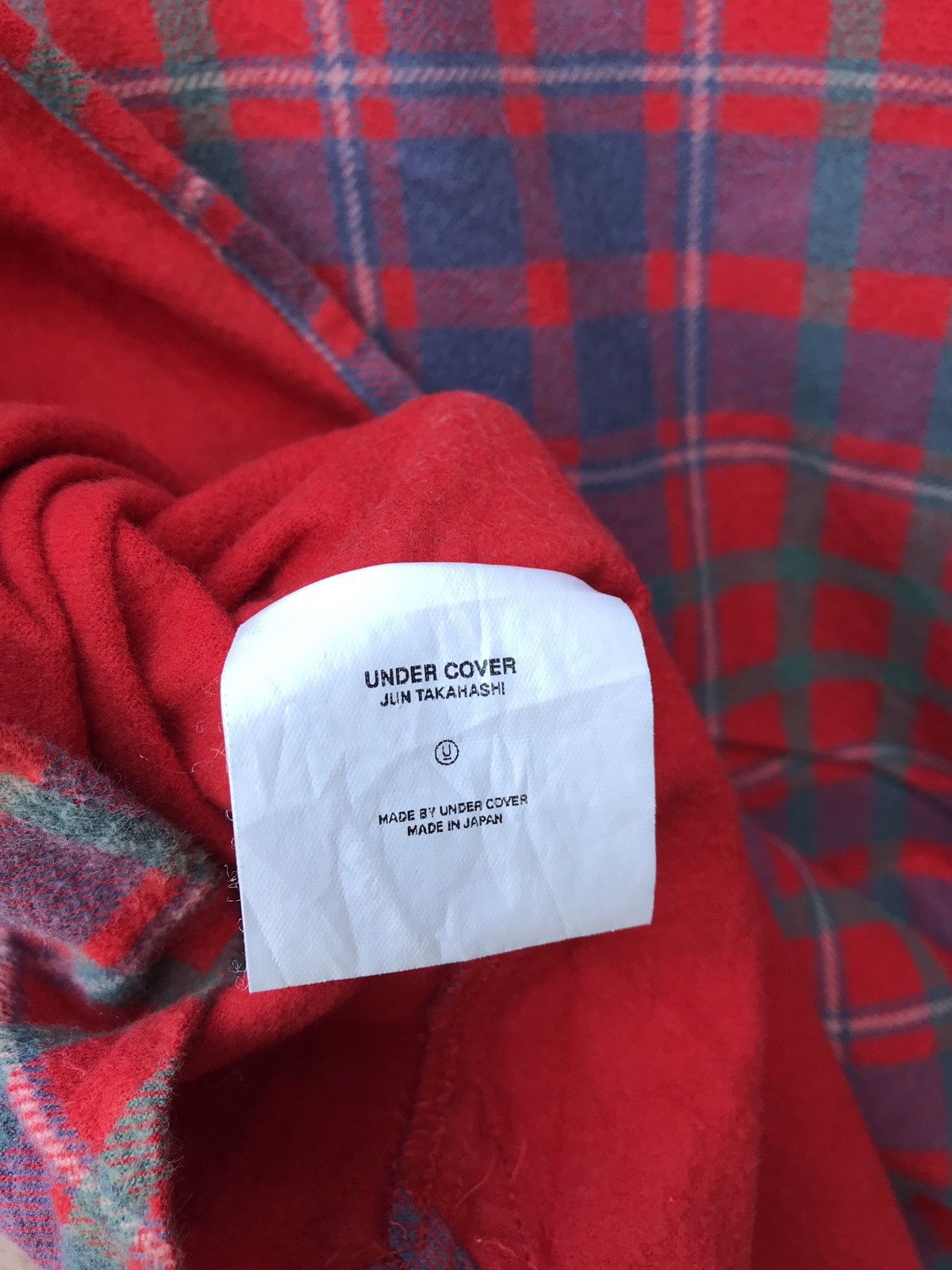 Undercover Rare Undercoverisme Tartan Pearl Snap Button Western Shirt Size US M / EU 48-50 / 2 - 6 Thumbnail