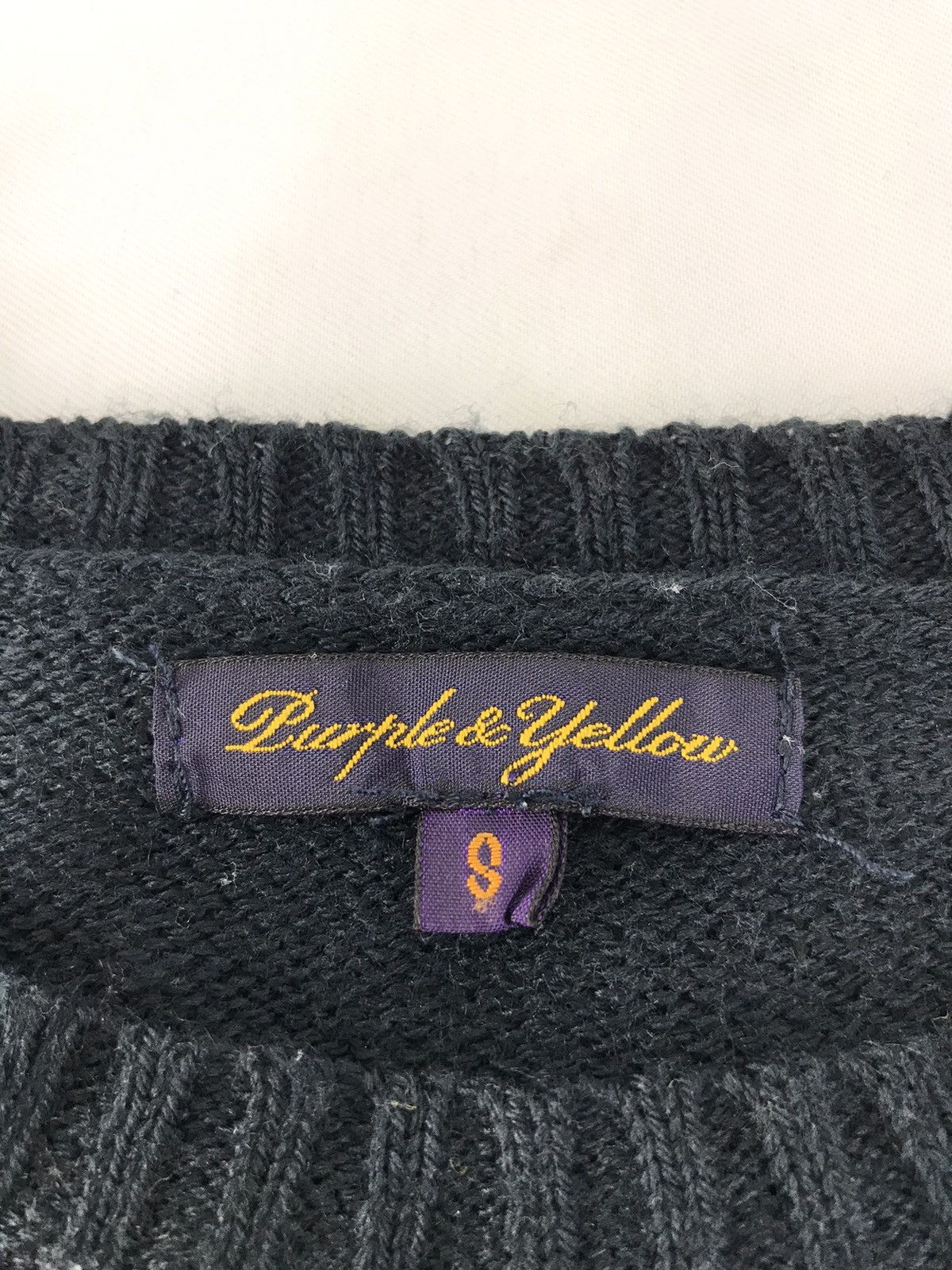 Japanese Brand × Vintage Purple & Yellow Brooklyn Nyc Athletic Knitwear Spell Out Size US S / EU 44-46 / 1 - 4 Thumbnail