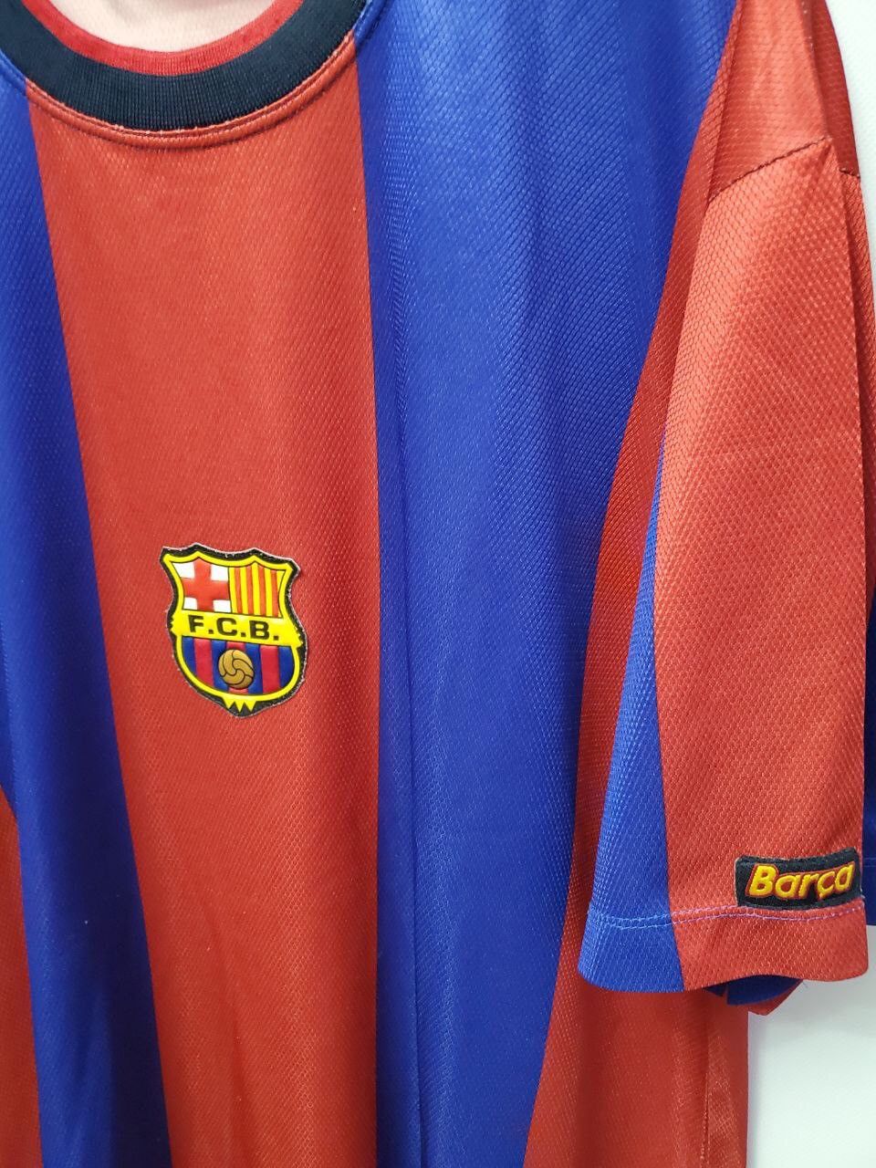 Vintage Barcelona 1998/99 Home Football Shirt Nike Vintage Size US L / EU 52-54 / 3 - 3 Thumbnail