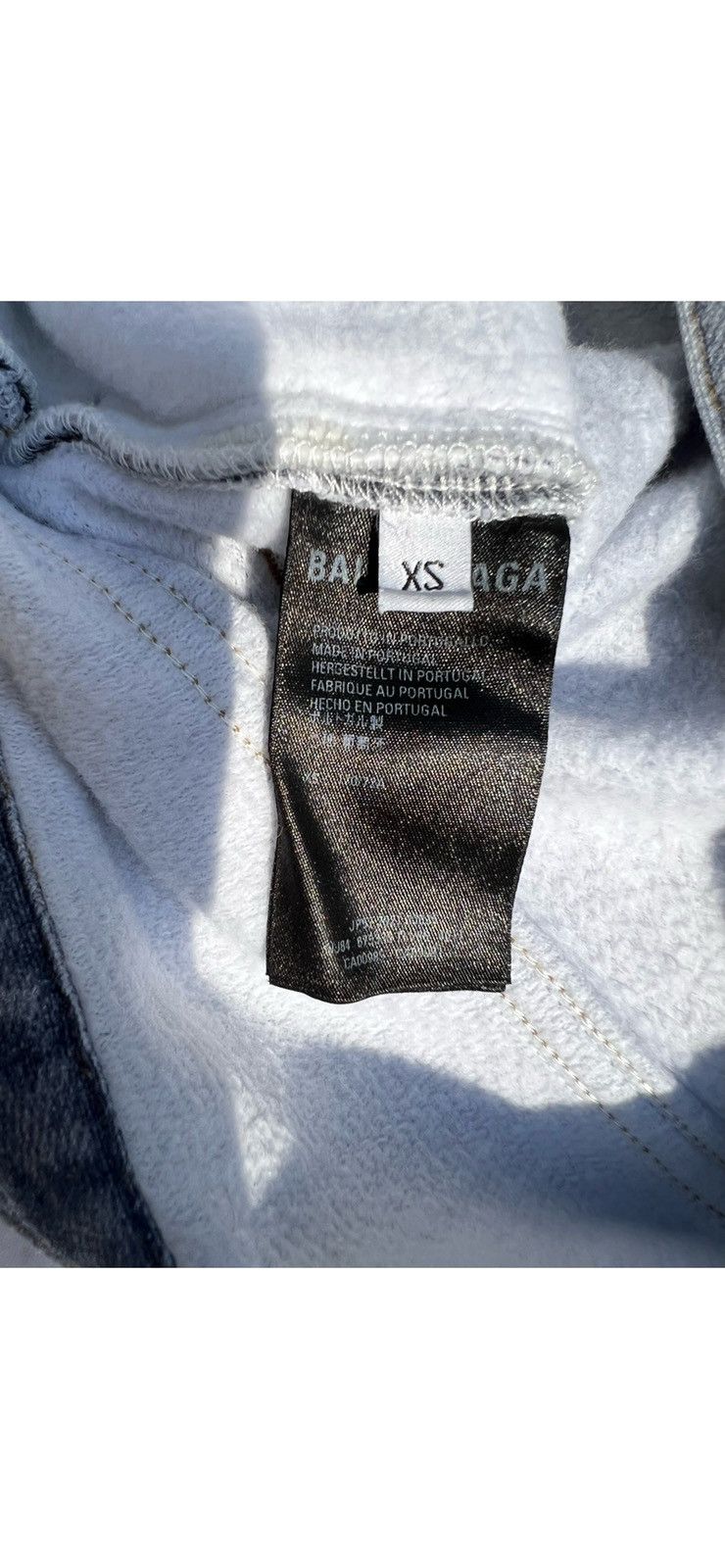 Balenciaga BALENCIAGA 22SS damage crush denim photo baggy sweat pants Size US 33 - 14 Thumbnail