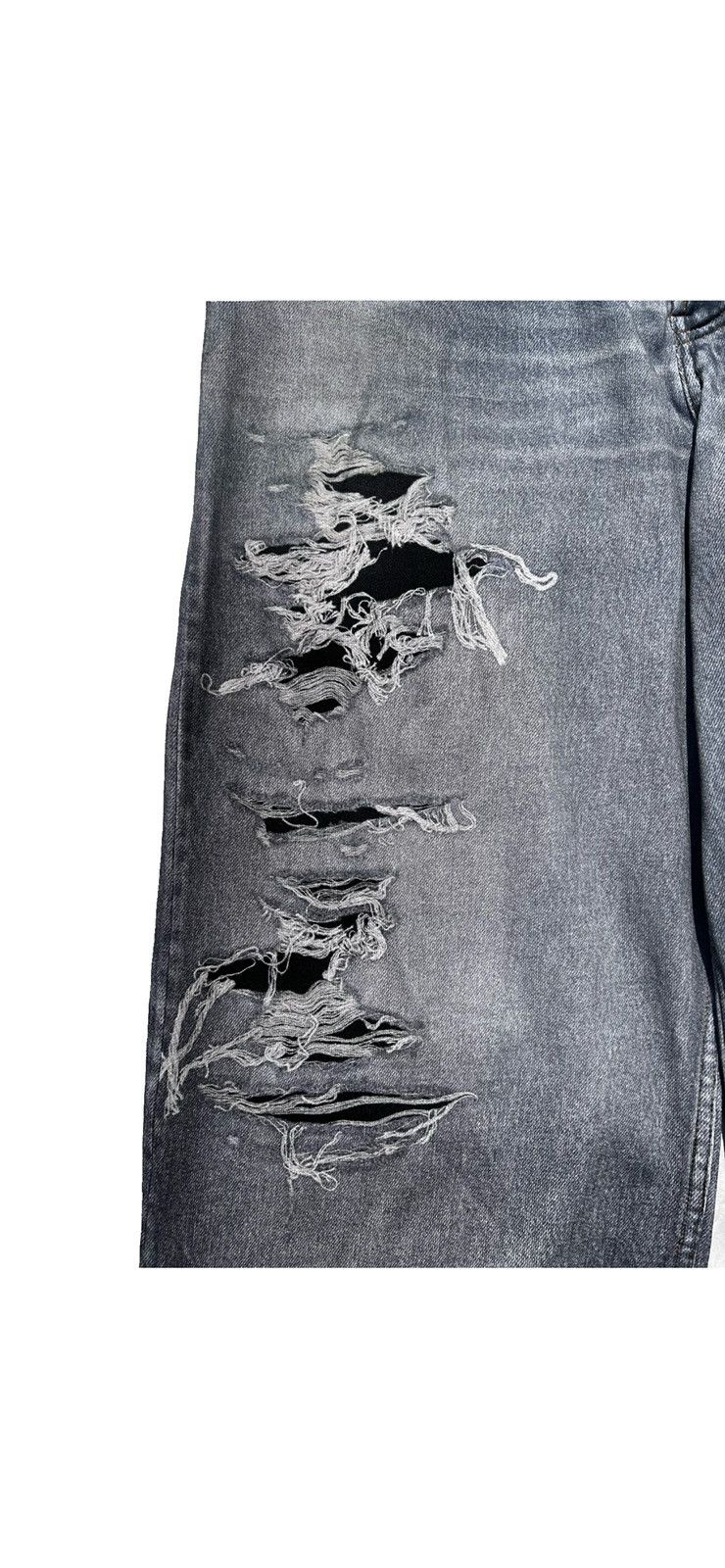 Balenciaga BALENCIAGA 22SS damage crush denim photo baggy sweat pants Size US 33 - 7 Thumbnail