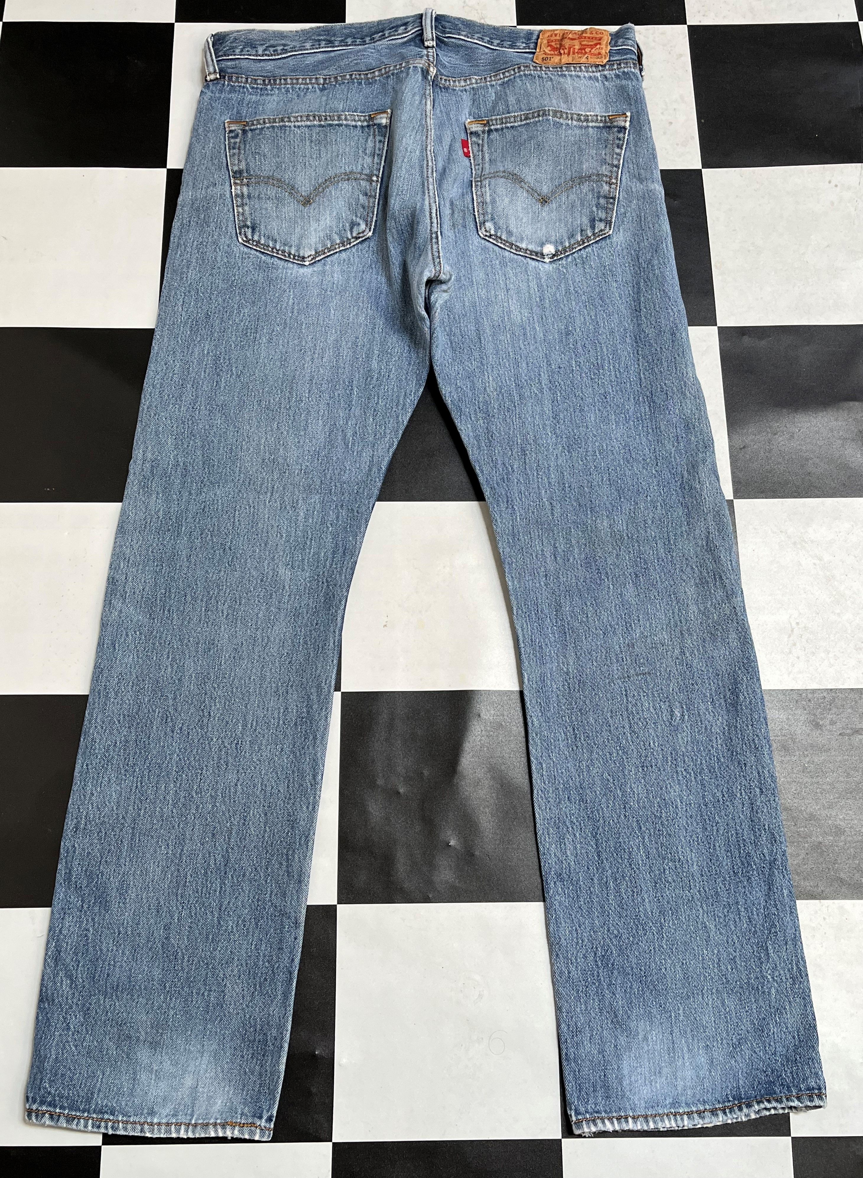 Levi's × Vintage Vintage Levi's 501 Denim Jeans L102 Size US 35 - 2 Thumbnail