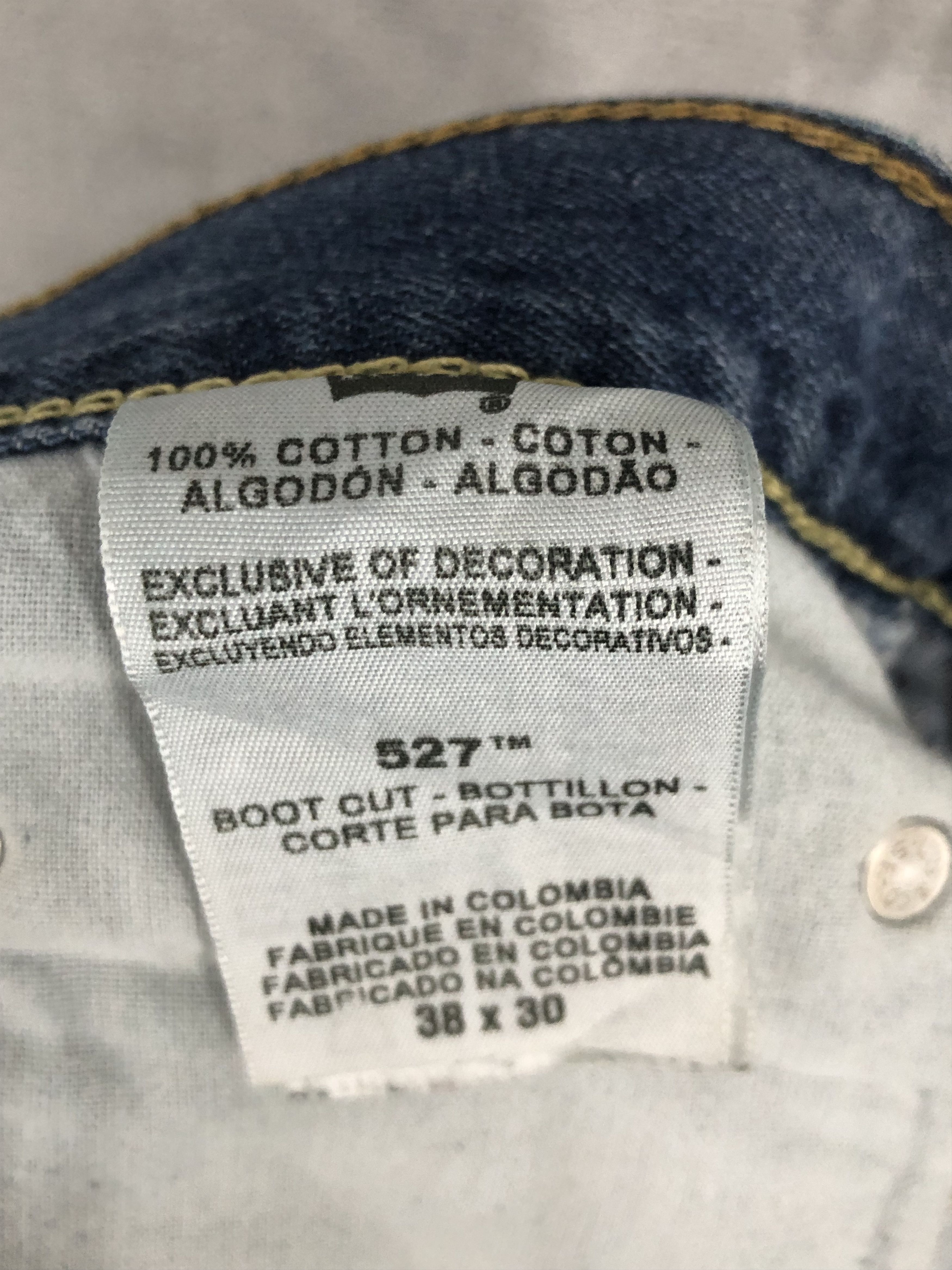 Levi's Vintage Levis 527 Boot Cut Distressed Jeans Size US 38 / EU 54 - 14 Thumbnail