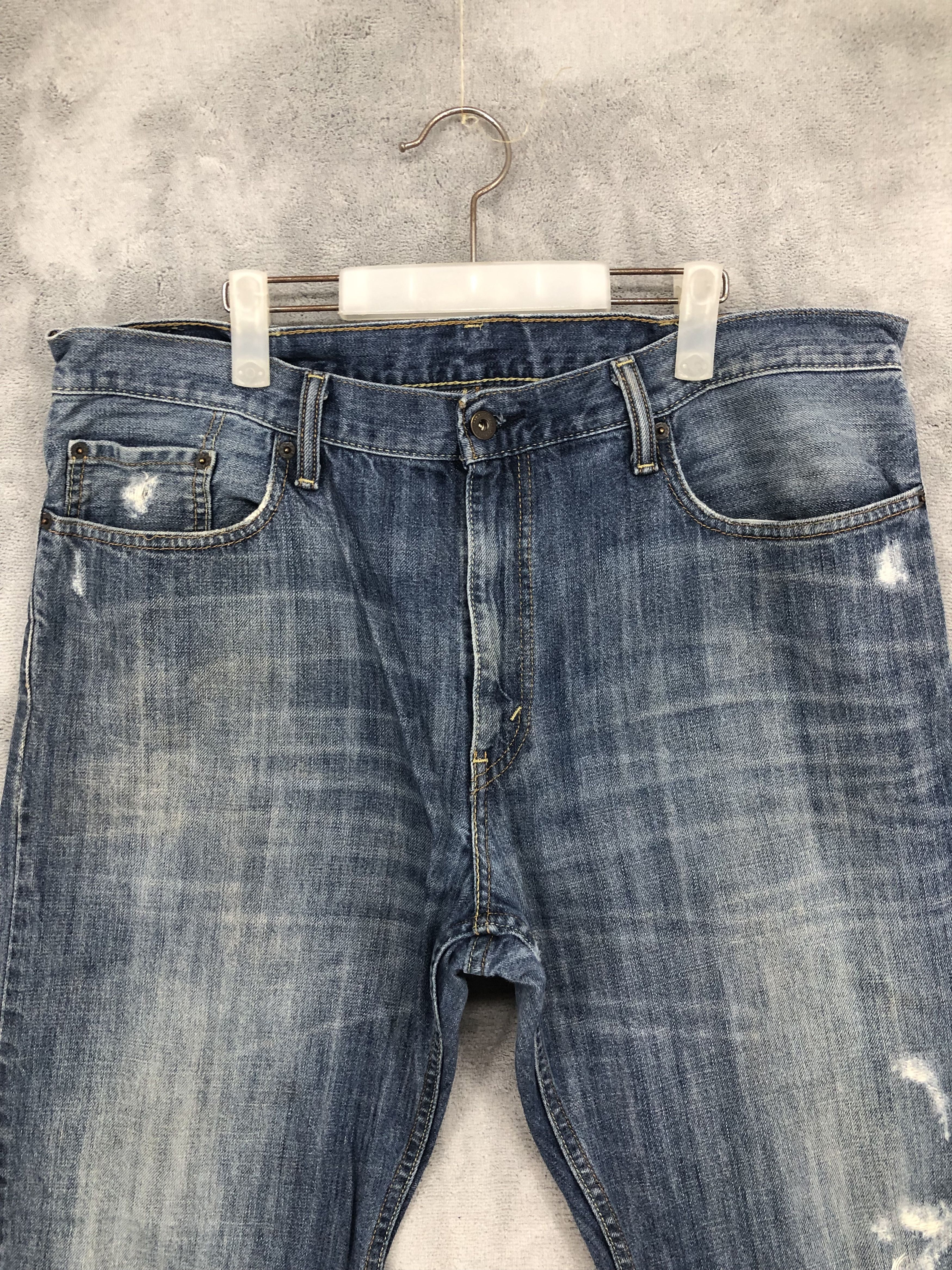 Levi's Vintage Levis 527 Boot Cut Distressed Jeans Size US 38 / EU 54 - 3 Thumbnail