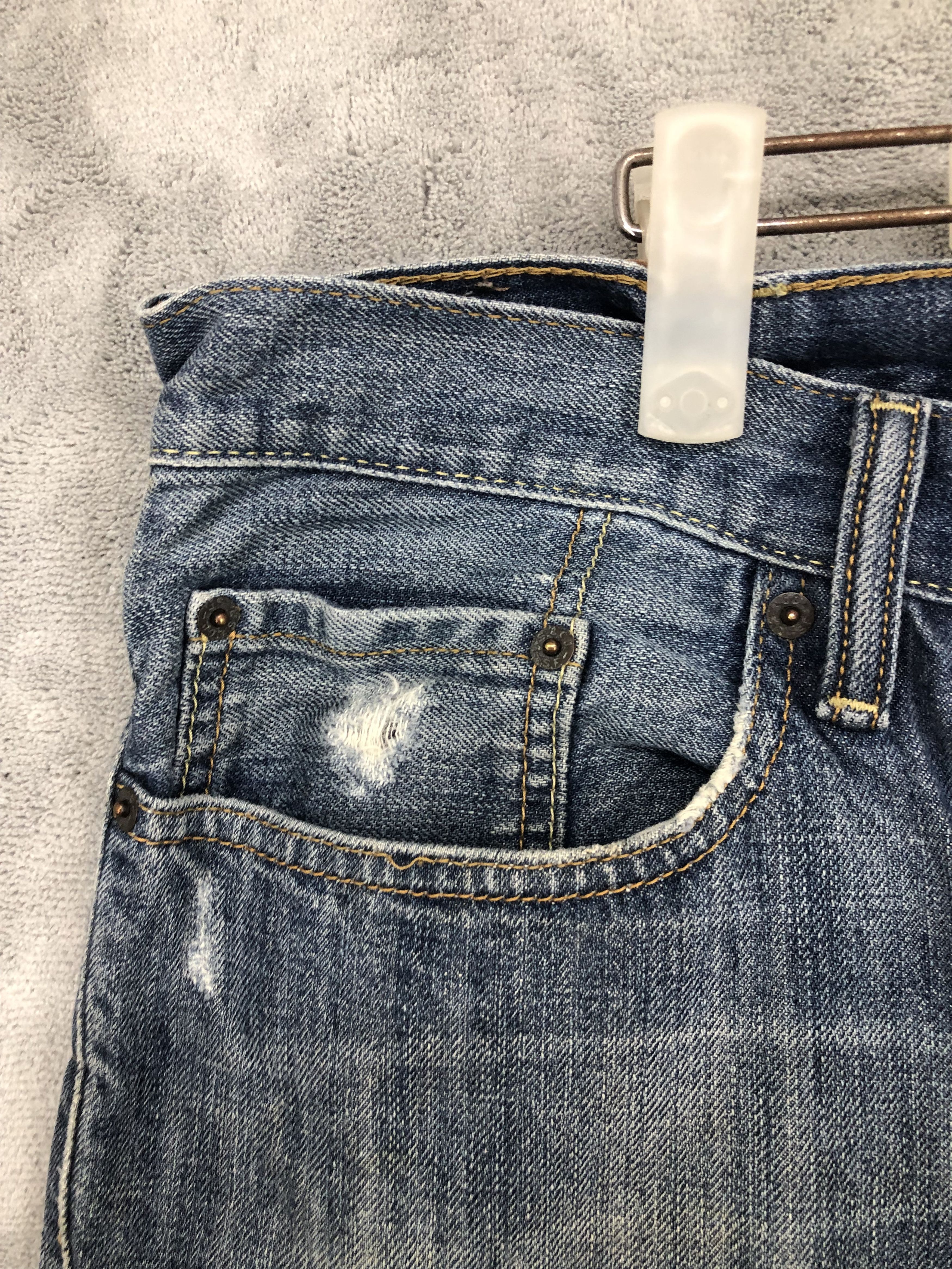 Levi's Vintage Levis 527 Boot Cut Distressed Jeans Size US 38 / EU 54 - 5 Thumbnail