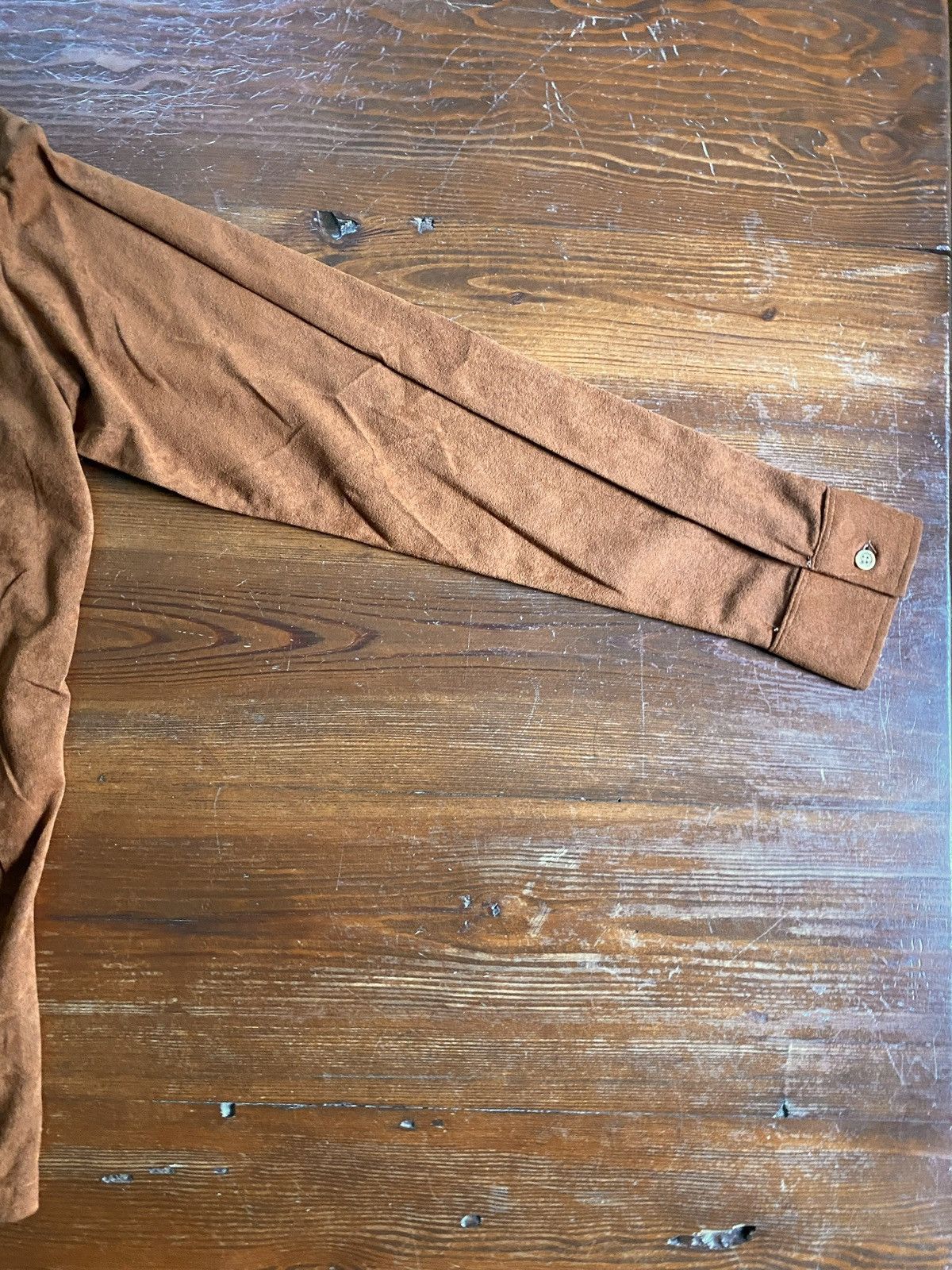 Retrofit Vintage 60’s Montgomery Ward Suede Style Button Up Shirt Size US M / EU 48-50 / 2 - 10 Thumbnail