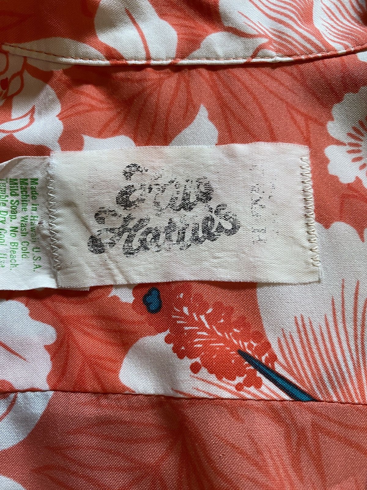 Vintage Vintage 70’s Hilo Hatties Hibiscus Polyester Hawaiian Shirt Size US XXL / EU 58 / 5 - 6 Thumbnail