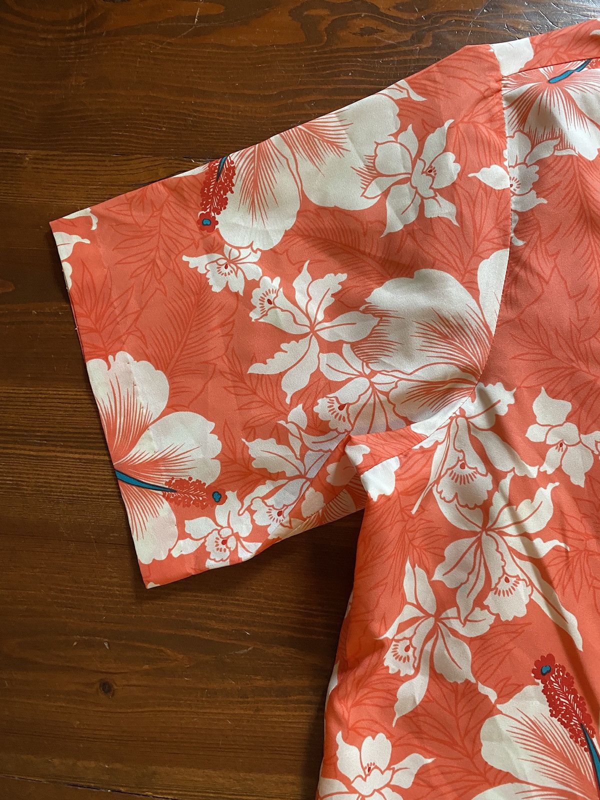 Vintage Vintage 70’s Hilo Hatties Hibiscus Polyester Hawaiian Shirt Size US XXL / EU 58 / 5 - 5 Thumbnail