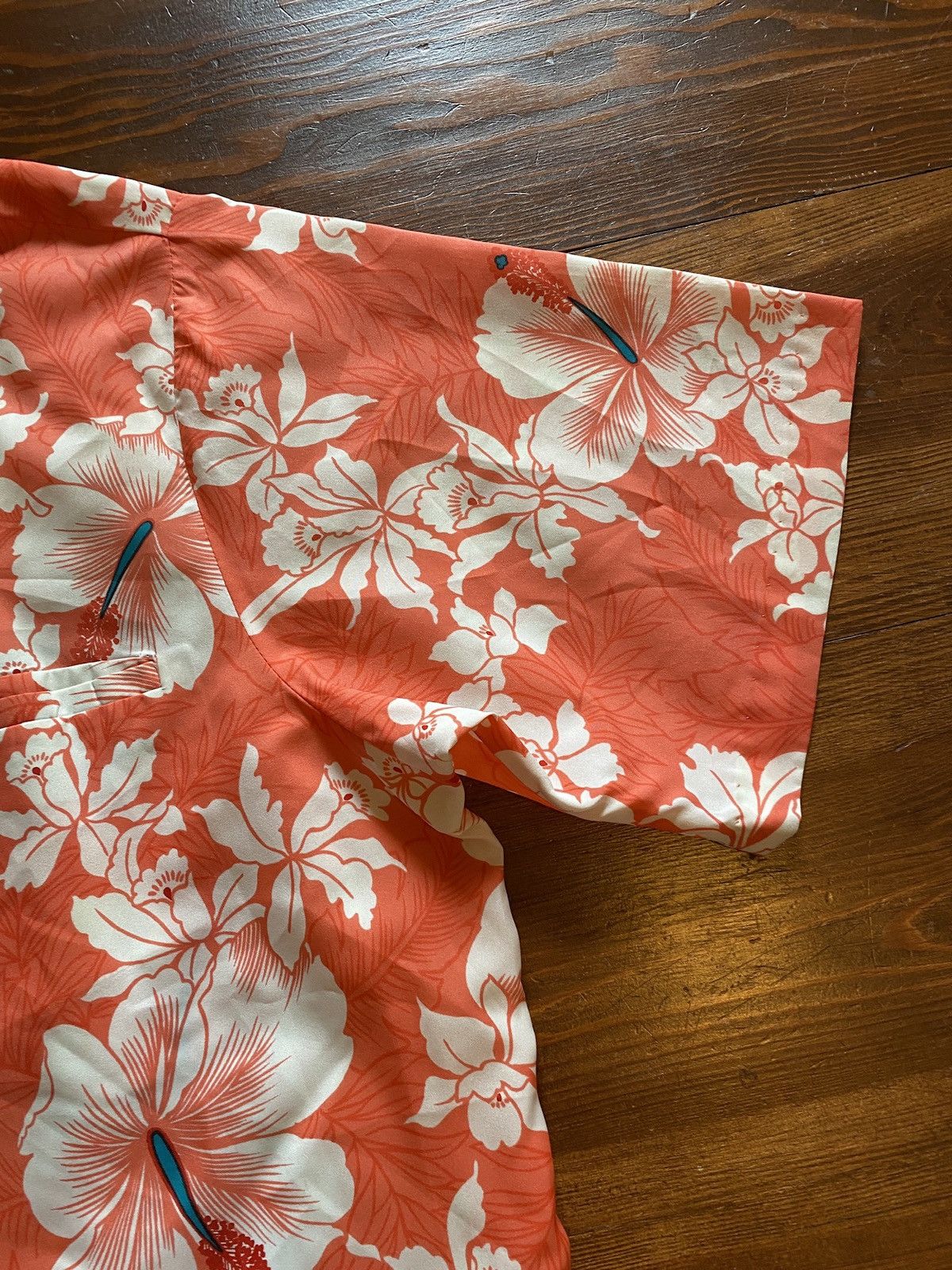 Vintage Vintage 70’s Hilo Hatties Hibiscus Polyester Hawaiian Shirt Size US XXL / EU 58 / 5 - 4 Thumbnail
