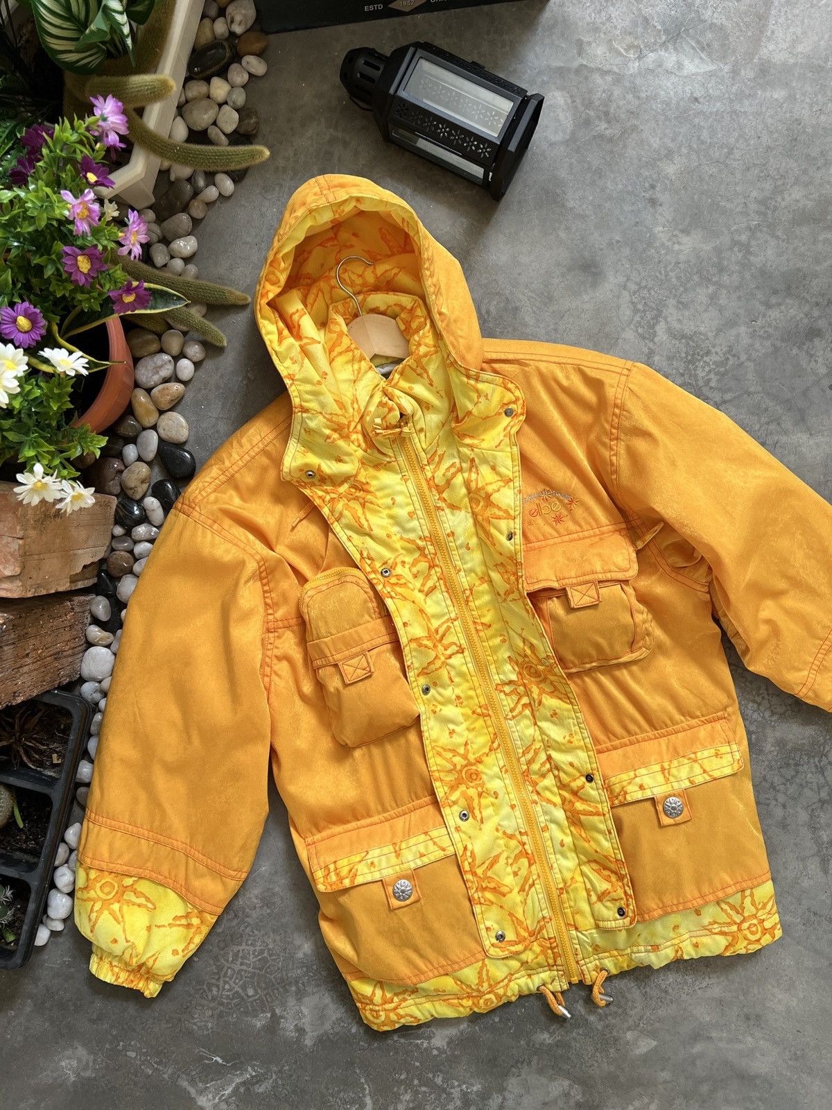 Goldwin × Vintage Vintage 90s Elbe Snow Wear Ski Various Pocket Bomber Jacket Size US L / EU 52-54 / 3 - 5 Thumbnail