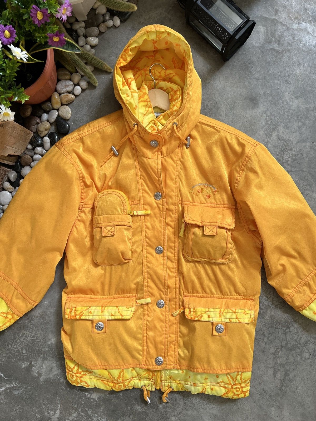 Goldwin × Vintage Vintage 90s Elbe Snow Wear Ski Various Pocket Bomber Jacket Size US L / EU 52-54 / 3 - 2 Thumbnail