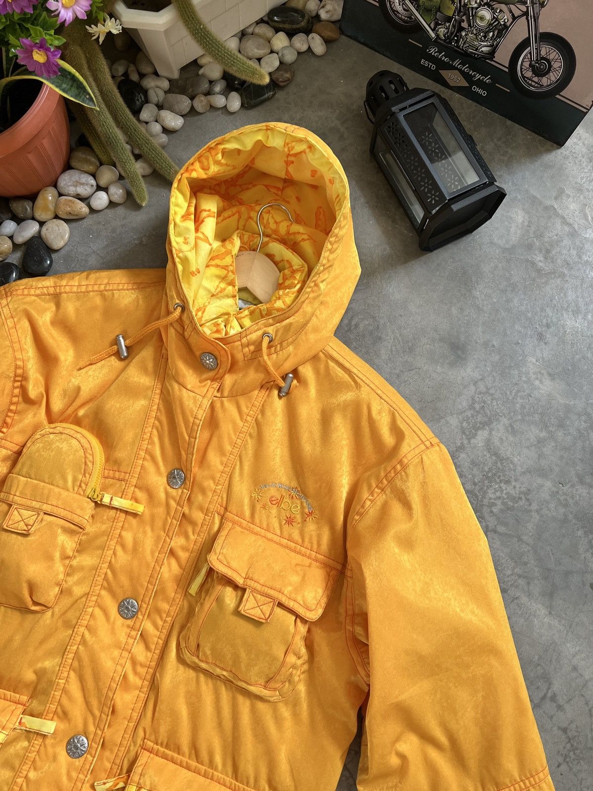 Goldwin × Vintage Vintage 90s Elbe Snow Wear Ski Various Pocket Bomber Jacket Size US L / EU 52-54 / 3 - 22 Thumbnail