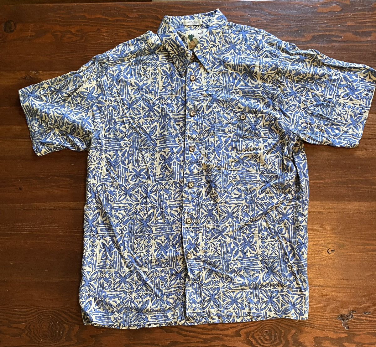 M.E. Sport Vintage 80’s M.E. Sport Rayon Hawaiian Style Button Up Size US L / EU 52-54 / 3 - 1 Thumbnail