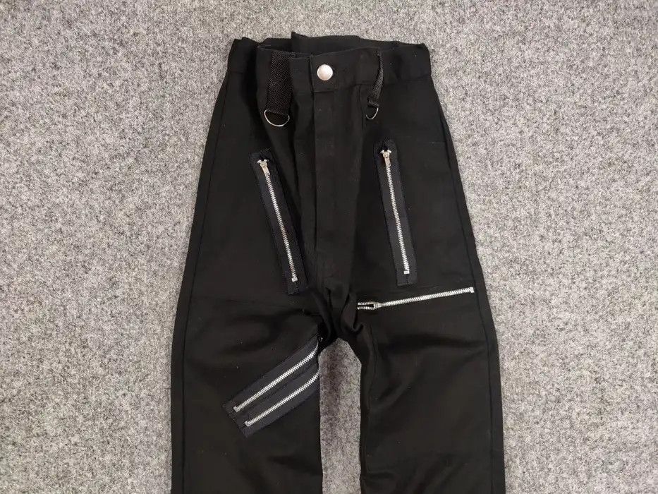 Japanese Brand VTG Raf Simons Rick Owens Type Bondage Cargo Pants Y2K Style Size US 34 / EU 50 - 4 Thumbnail