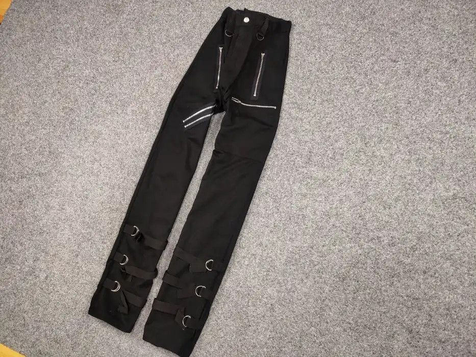 Japanese Brand VTG Raf Simons Rick Owens Type Bondage Cargo Pants Y2K Style Size US 34 / EU 50 - 3 Thumbnail