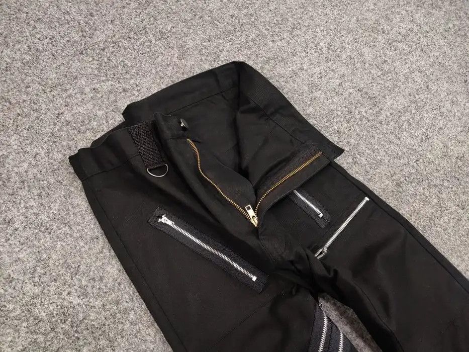 Japanese Brand VTG Raf Simons Rick Owens Type Bondage Cargo Pants Y2K Style Size US 34 / EU 50 - 8 Thumbnail