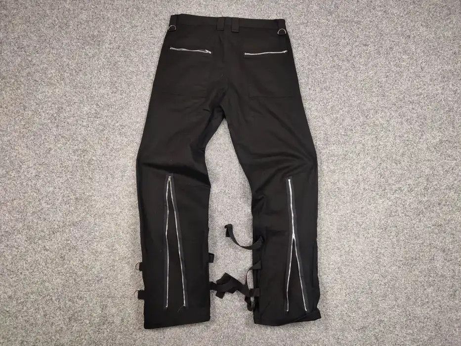 Japanese Brand VTG Raf Simons Rick Owens Type Bondage Cargo Pants Y2K Style Size US 34 / EU 50 - 6 Thumbnail