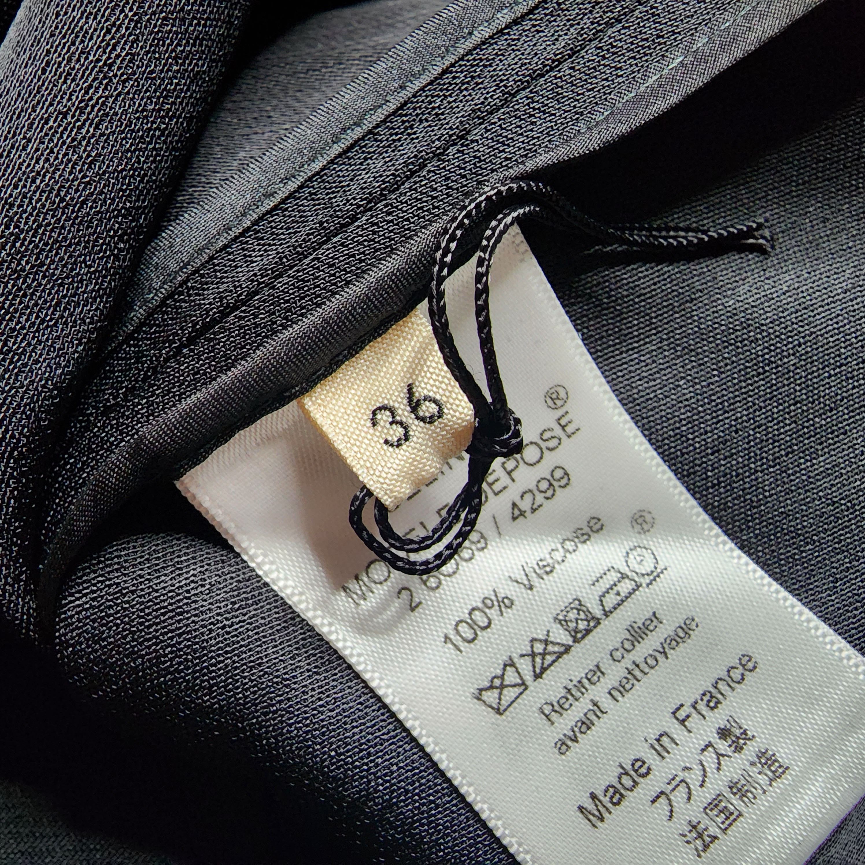 Celine Celine - Phoebe Philo - Choker Detail Midi Dress Size XS / US 0-2 / IT 36-38 - 4 Thumbnail