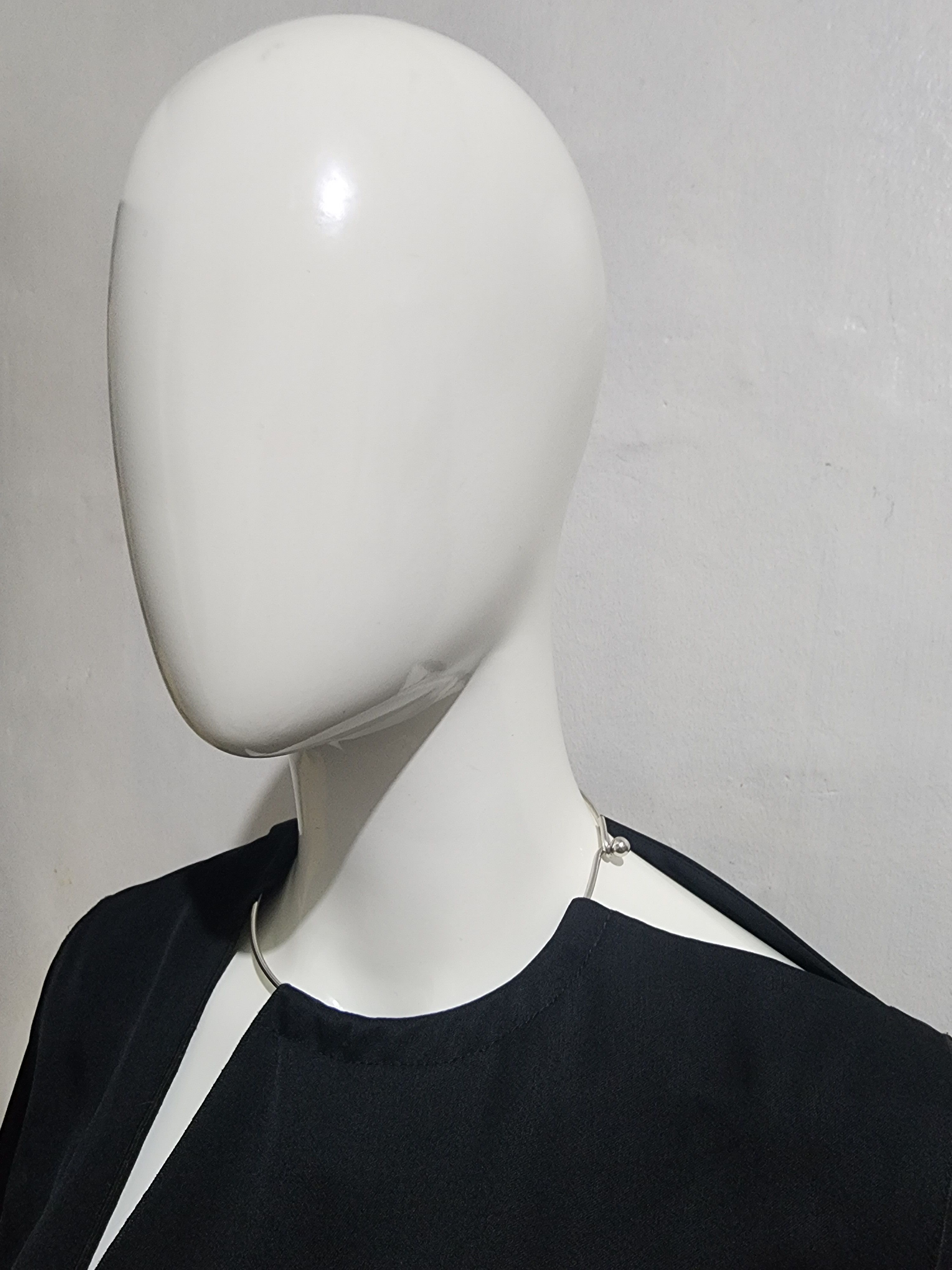 Celine Celine - Phoebe Philo - Choker Detail Midi Dress Size XS / US 0-2 / IT 36-38 - 8 Thumbnail