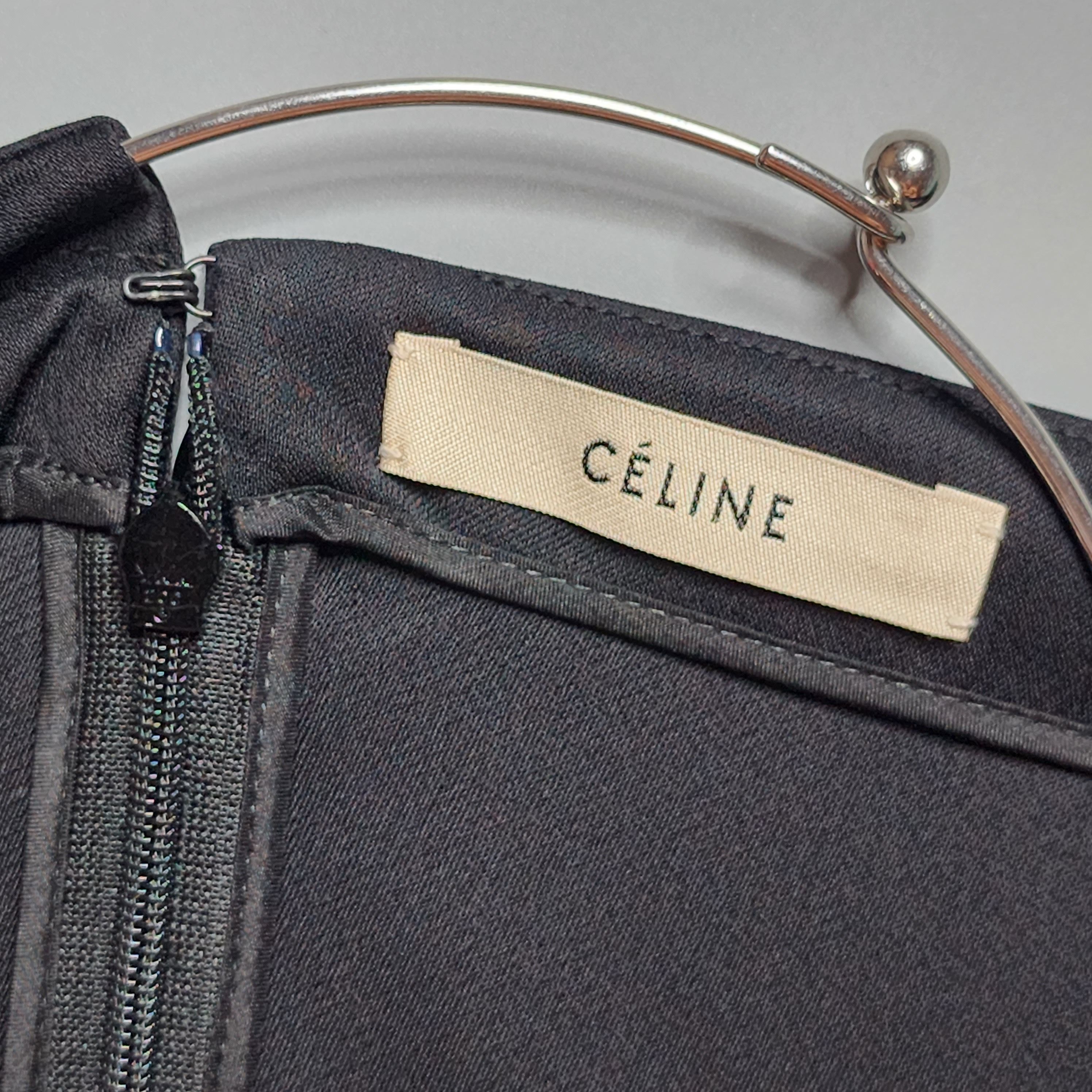 Celine Celine - Phoebe Philo - Choker Detail Midi Dress Size XS / US 0-2 / IT 36-38 - 3 Thumbnail