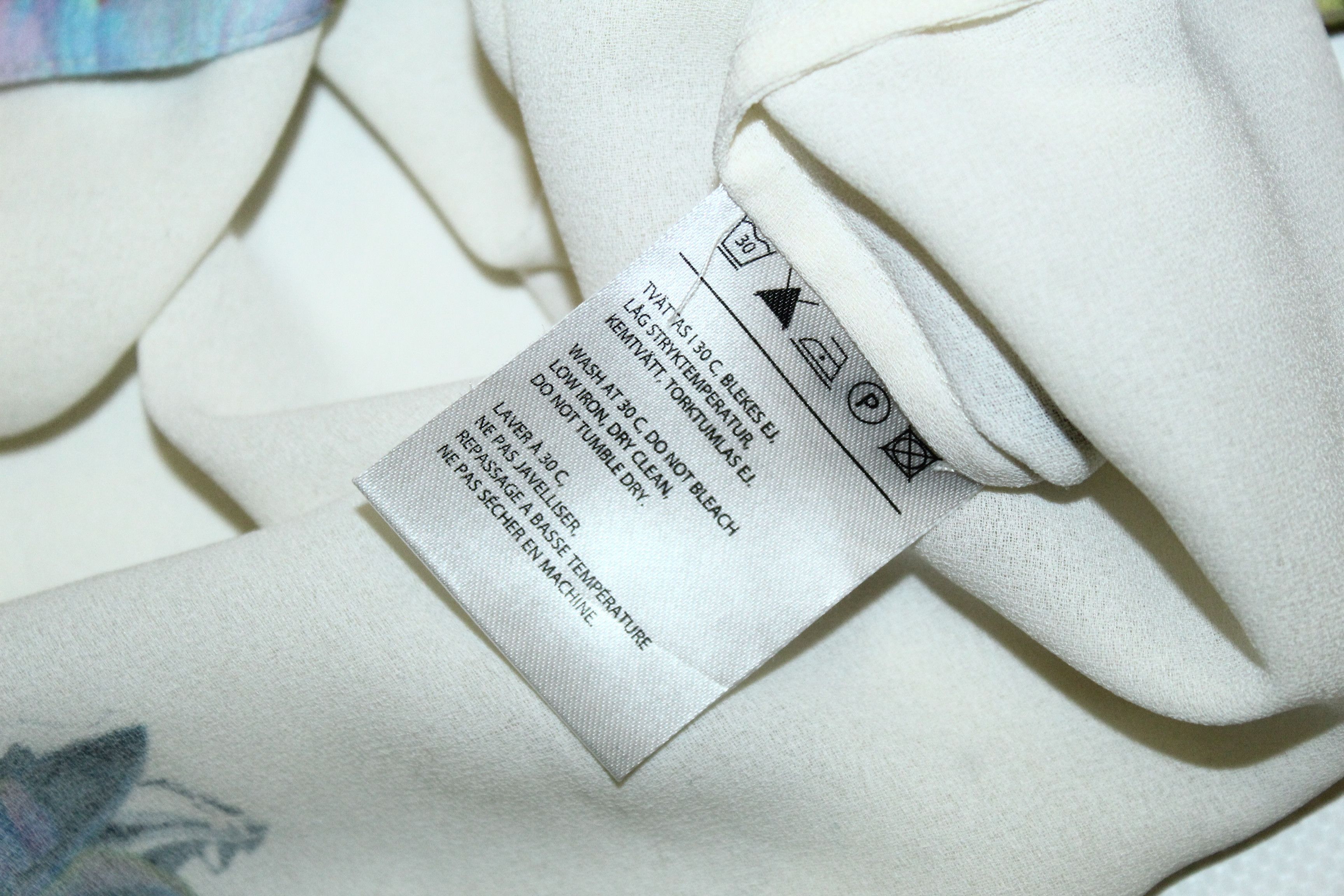 Acne Studios Acne Amon Print Pre AW10 Blouse Shirt with shawl Size L / US 10 / IT 46 - 18 Thumbnail