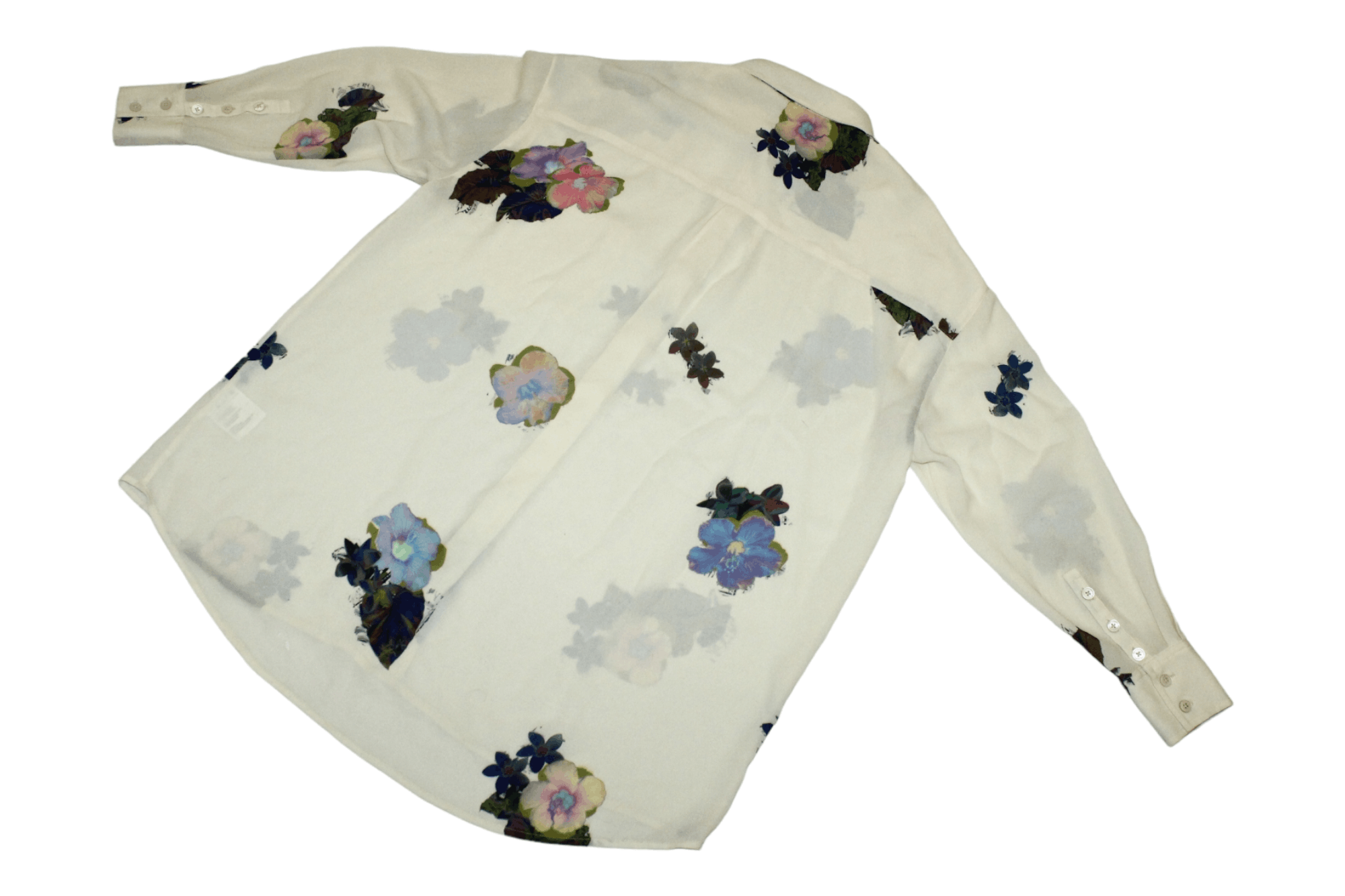 Acne Studios Acne Amon Print Pre AW10 Blouse Shirt with shawl Size L / US 10 / IT 46 - 19 Thumbnail