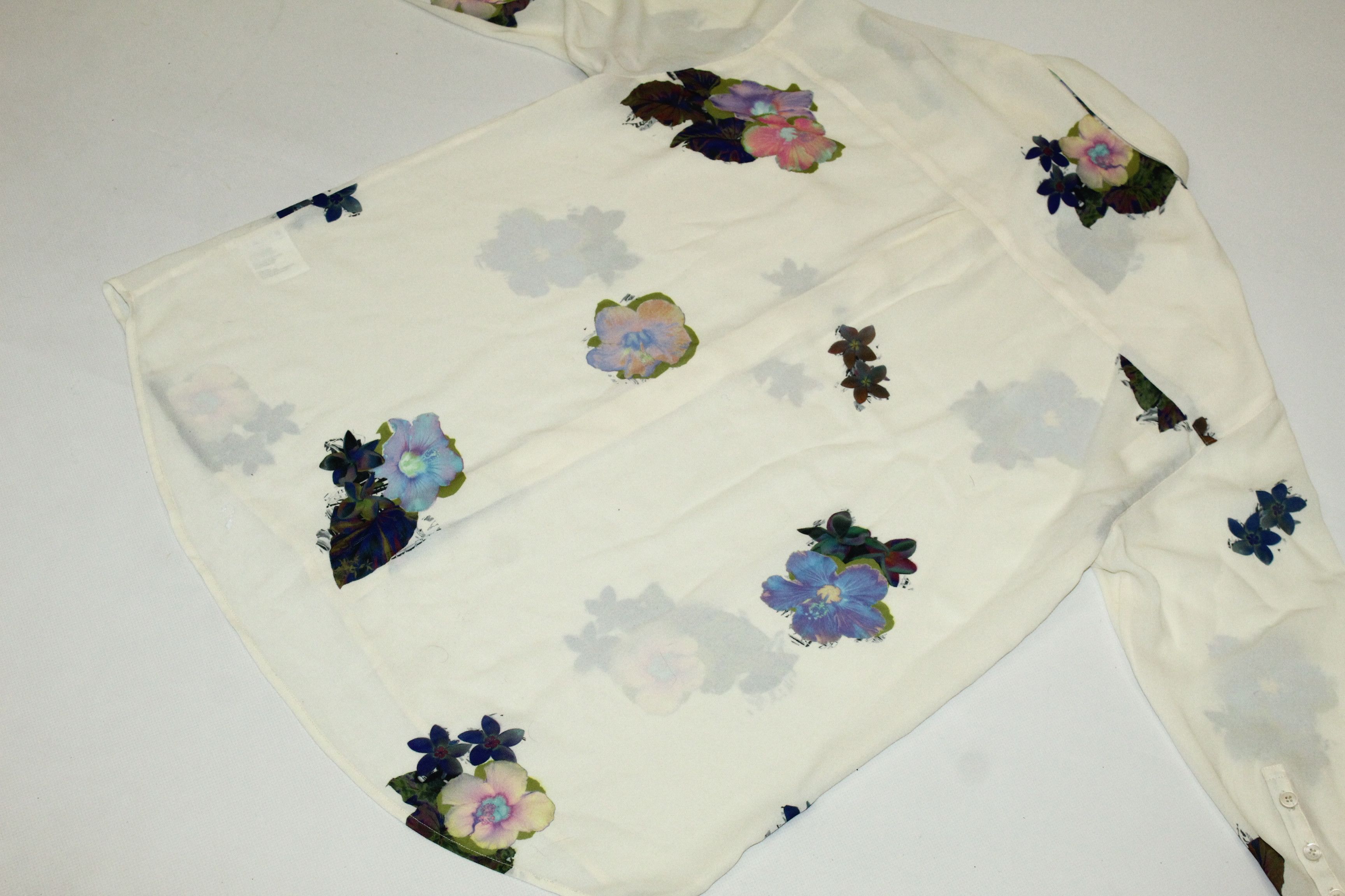 Acne Studios Acne Amon Print Pre AW10 Blouse Shirt with shawl Size L / US 10 / IT 46 - 21 Thumbnail