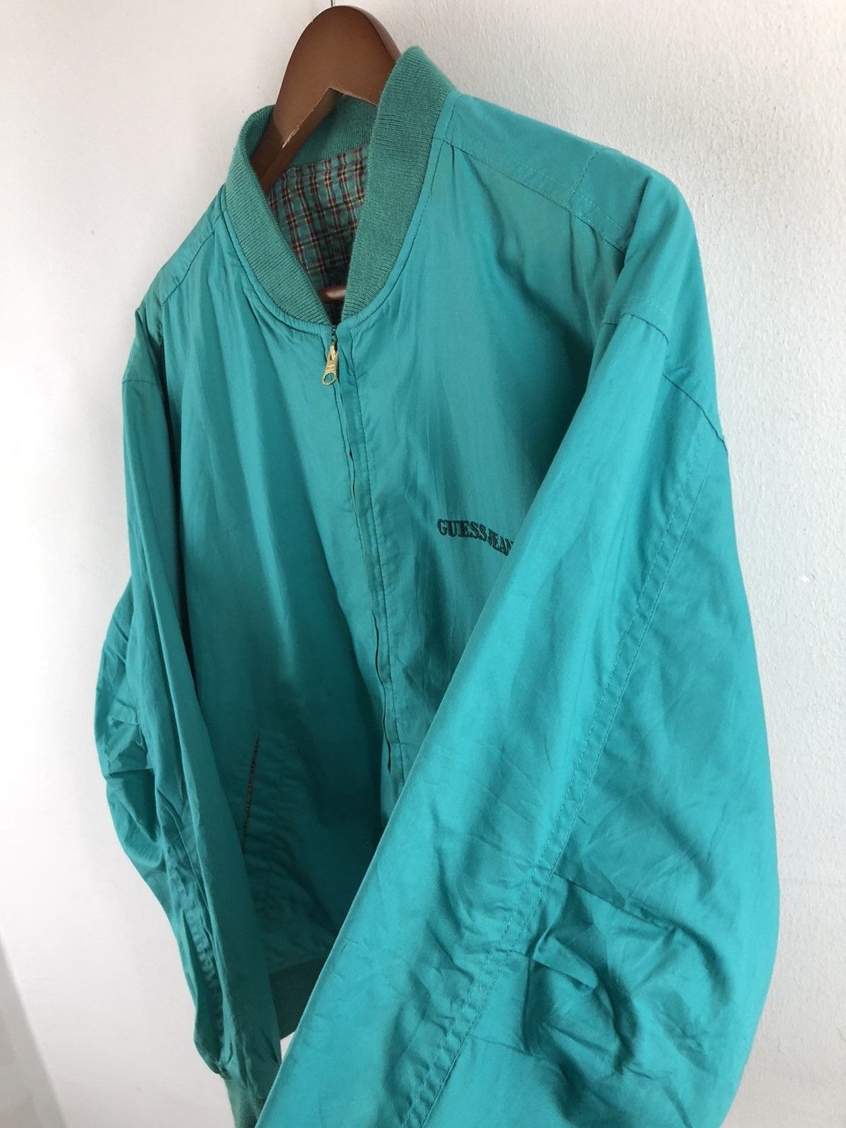 Georges Marciano Guess Reversible Big Logo Jacket By Georges Marciano Size US L / EU 52-54 / 3 - 6 Thumbnail