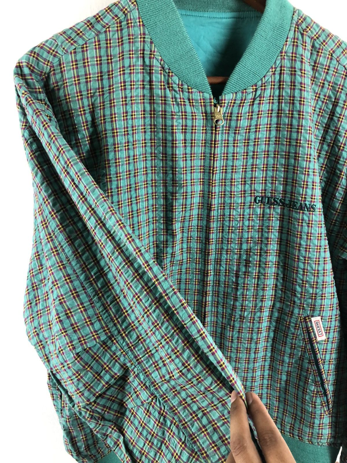 Georges Marciano Guess Reversible Big Logo Jacket By Georges Marciano Size US L / EU 52-54 / 3 - 11 Thumbnail