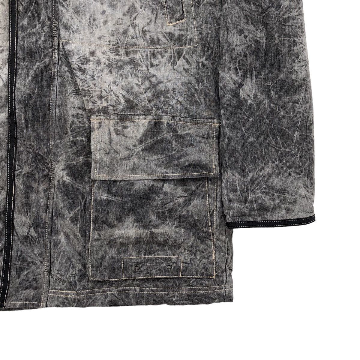 Japanese Brand Allix Design Charcoal Grey Graphics Raccoon Hooded Jacket Size US M / EU 48-50 / 2 - 7 Thumbnail