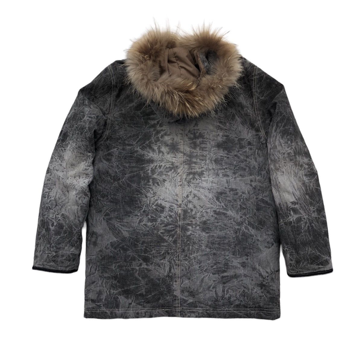 Japanese Brand Allix Design Charcoal Grey Graphics Raccoon Hooded Jacket Size US M / EU 48-50 / 2 - 17 Thumbnail
