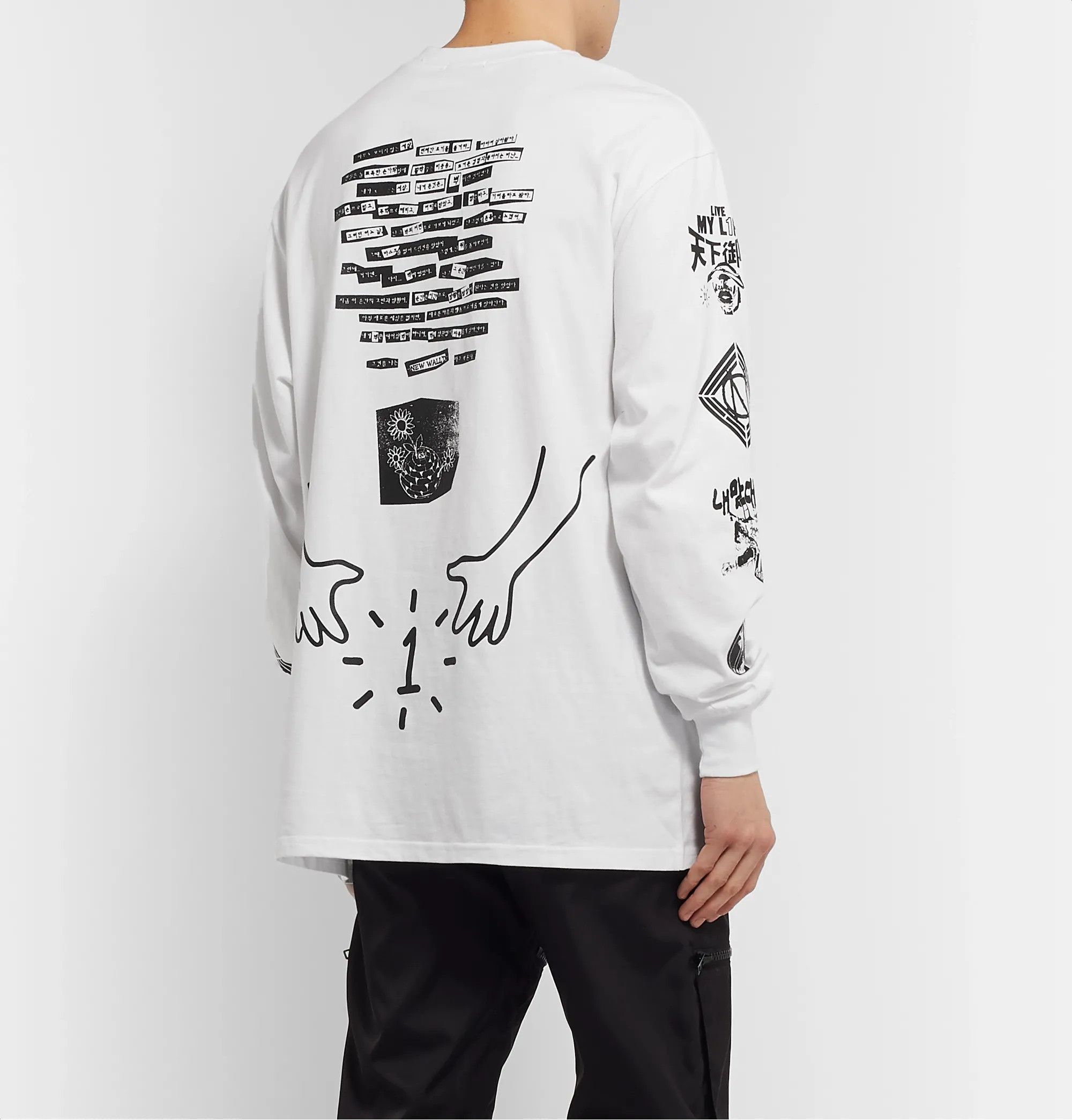 99%IS- 99%IS Live My Life Long Sleeve Shirt Size US XL / EU 56 / 4 - 2 Thumbnail
