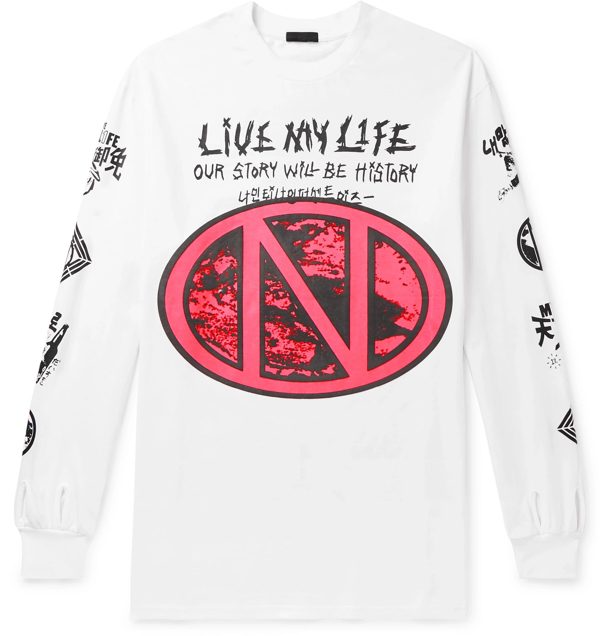 99%IS- 99%IS Live My Life Long Sleeve Shirt Size US XL / EU 56 / 4 - 1 Thumbnail