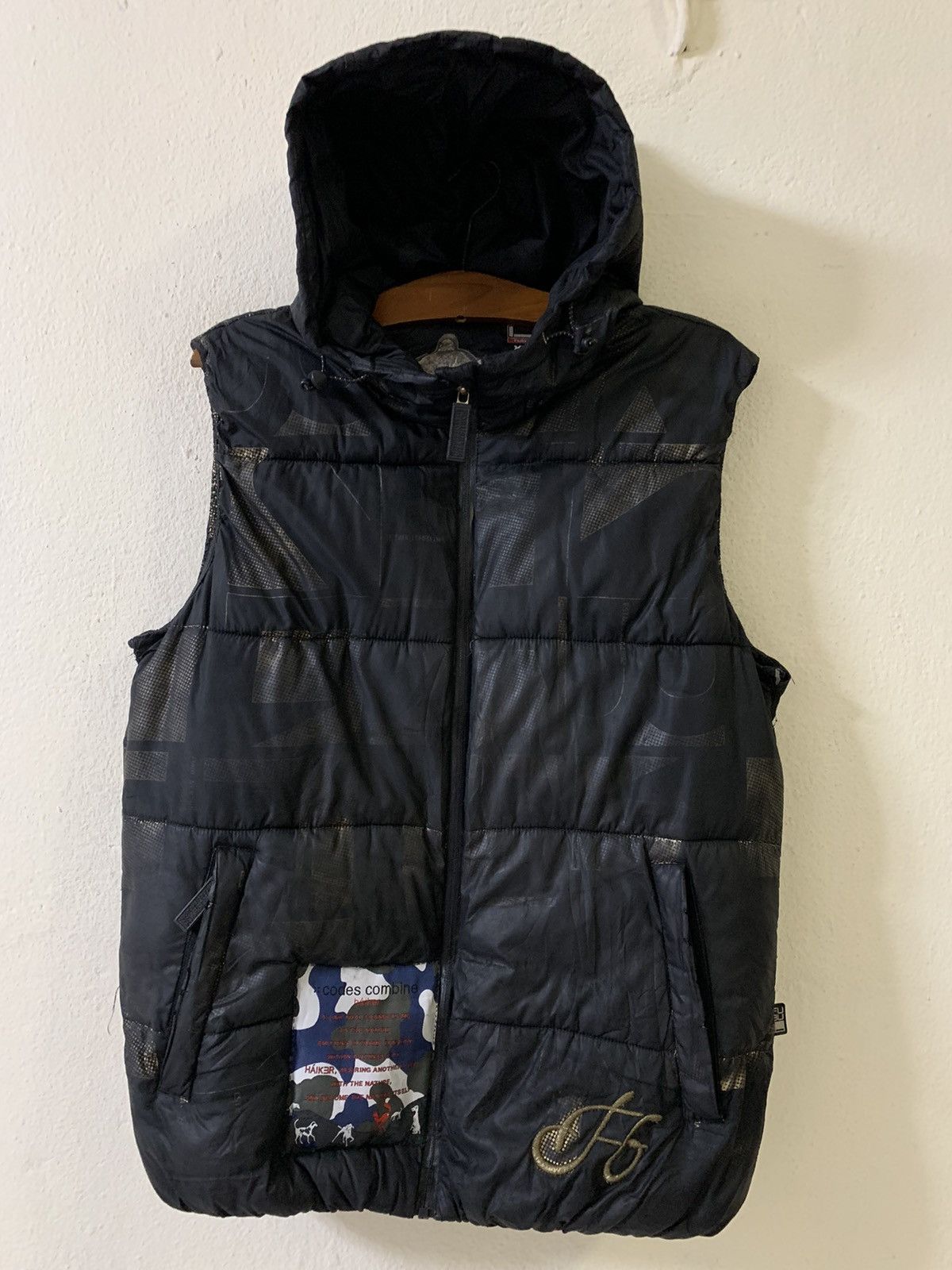 Fubu Fubu Full Print Puffer Vest Size US M / EU 48-50 / 2 - 4 Thumbnail