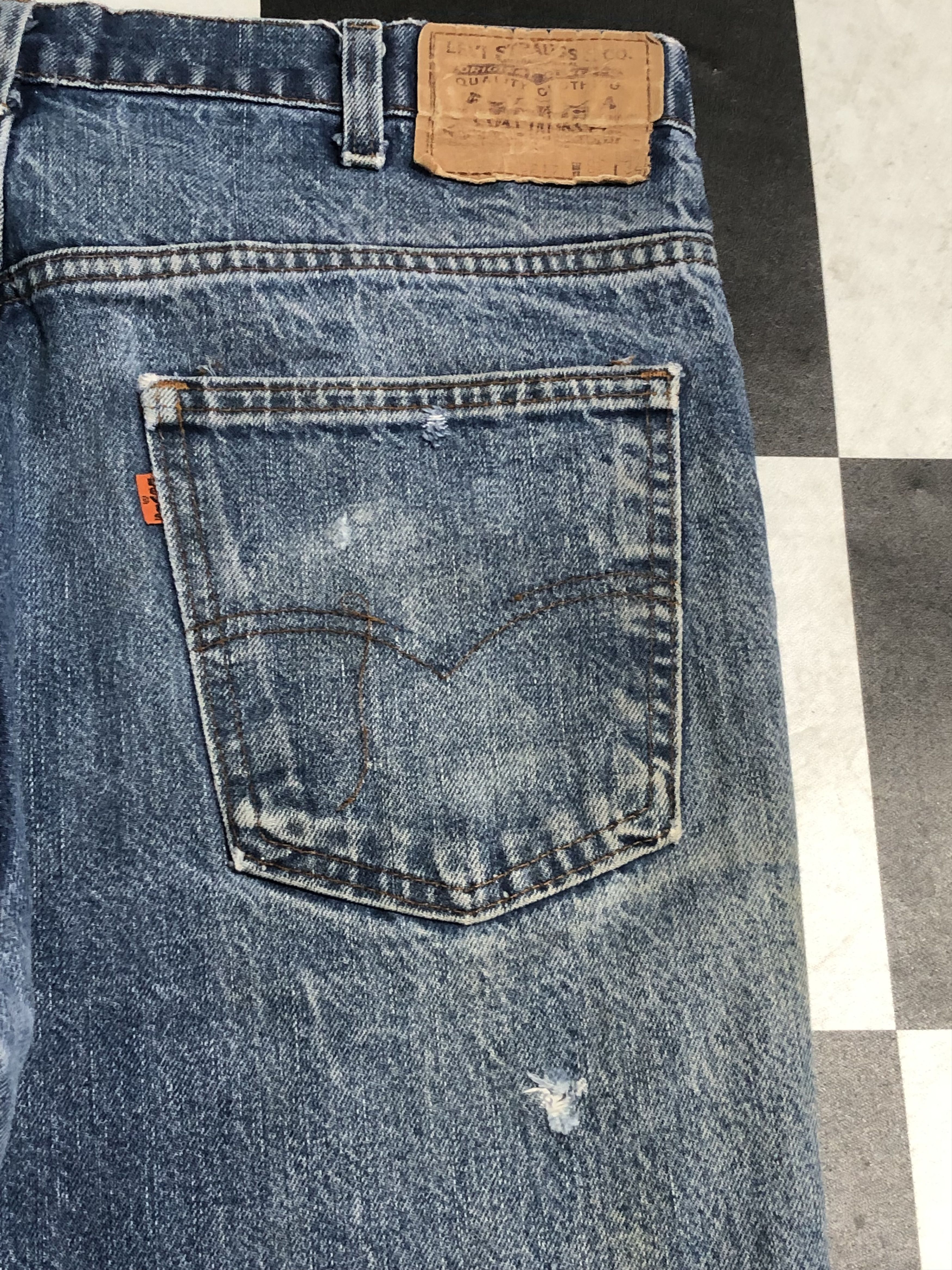 Jean × Levi's × Vintage Vintage 80s Levis 217 Jeans 35x33 L358 Size US 35 - 9 Thumbnail