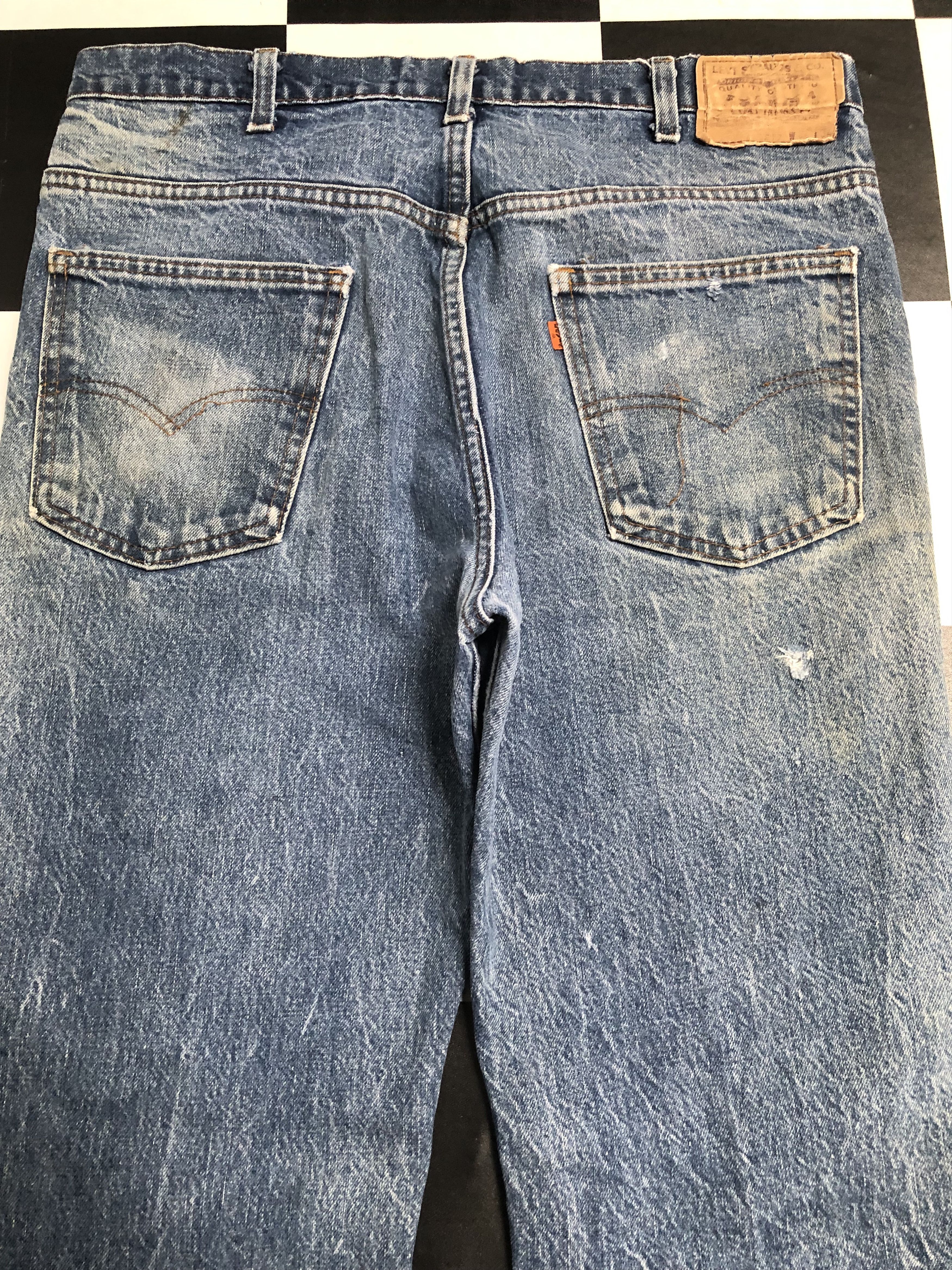 Jean × Levi's × Vintage Vintage 80s Levis 217 Jeans 35x33 L358 Size US 35 - 8 Thumbnail