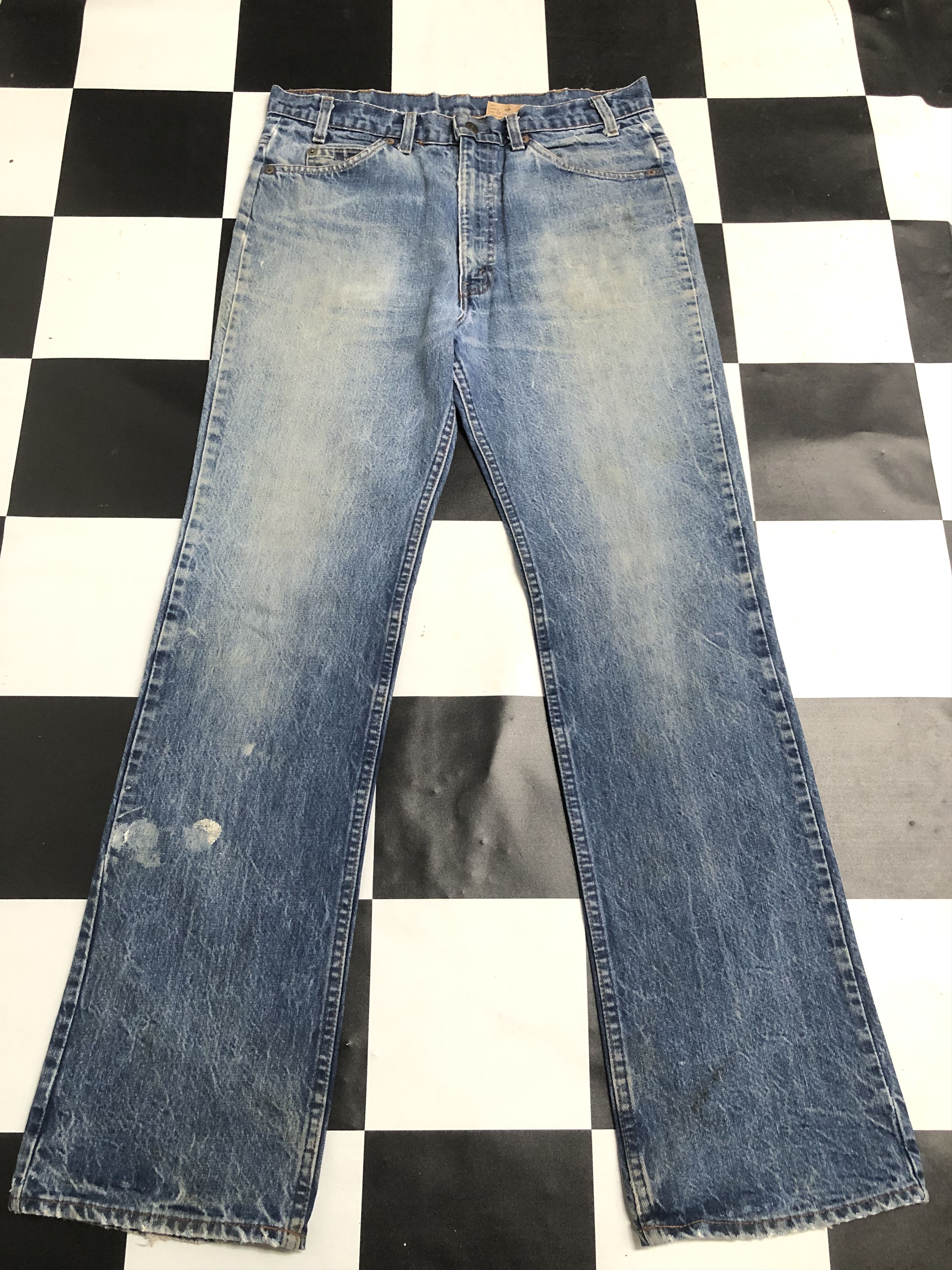 Jean × Levi's × Vintage Vintage 80s Levis 217 Jeans 35x33 L358 Size US 35 - 1 Thumbnail