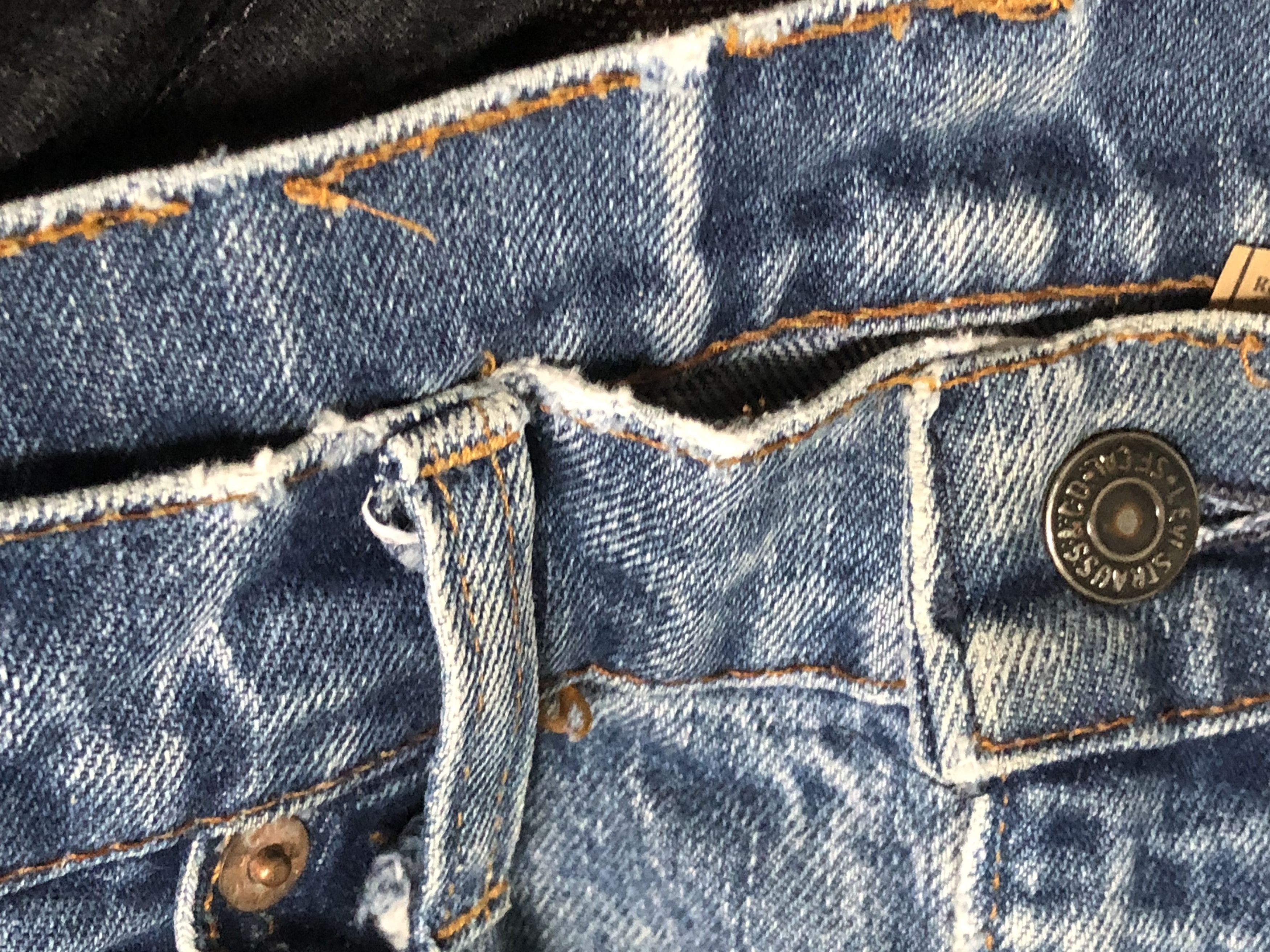 Jean × Levi's × Vintage Vintage 80s Levis 217 Jeans 35x33 L358 Size US 35 - 12 Thumbnail