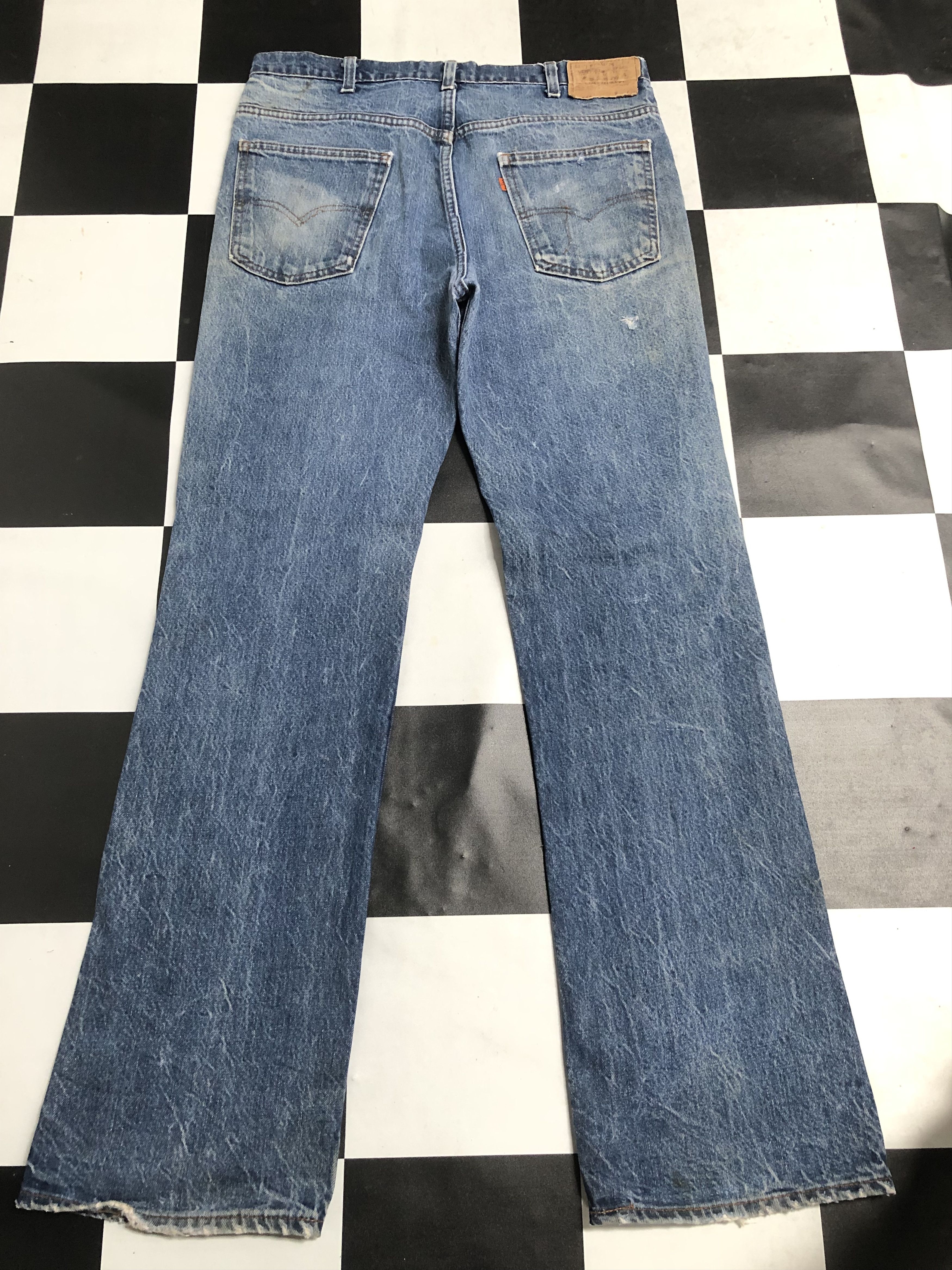 Jean × Levi's × Vintage Vintage 80s Levis 217 Jeans 35x33 L358 Size US 35 - 2 Thumbnail