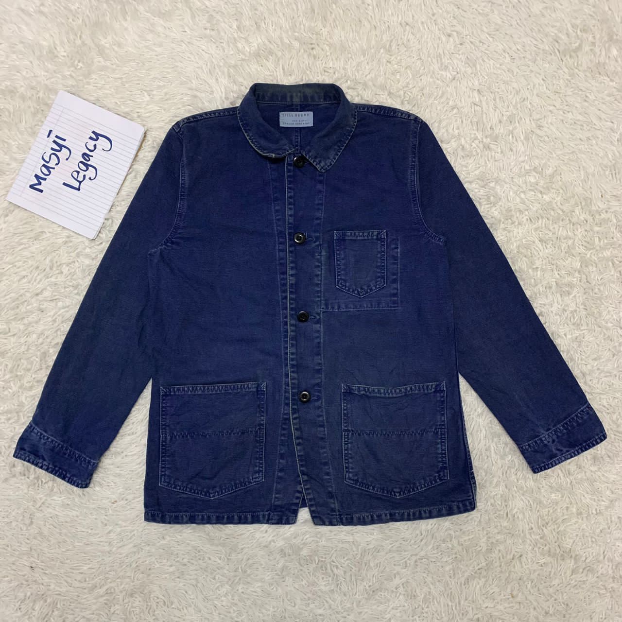 Japanese Brand Spell Bound One & Only genuine good wear denim jacket Japan Size US M / EU 48-50 / 2 - 1 Thumbnail