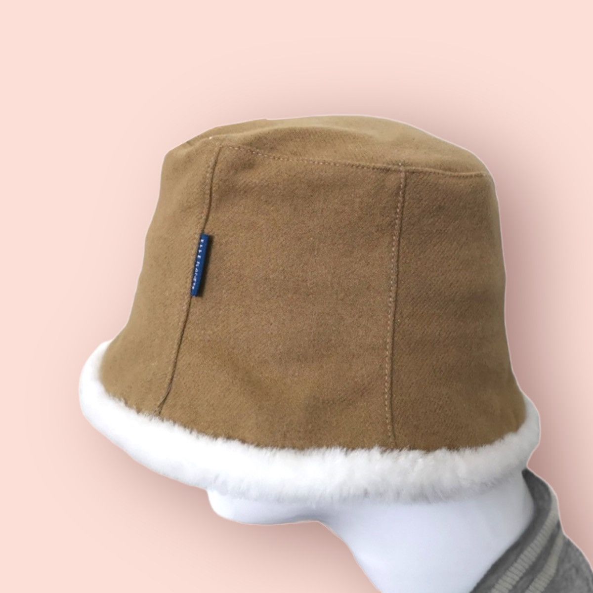 Designer × Japanese Brand DOPE💥 ELLE PLANETE SHERPA BUCKET HAT Size ONE SIZE - 6 Thumbnail
