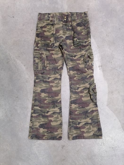 Avant Garde Tactical 3D Pocket Camouflage Seil Cargo Flare Pants | Grailed