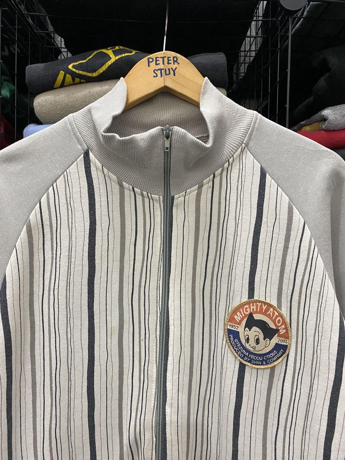Cartoon Network × Vintage VINTAGE MIGHTY ATOM ASTRO BOY VARSITY SWEATER Size US M / EU 48-50 / 2 - 3 Thumbnail